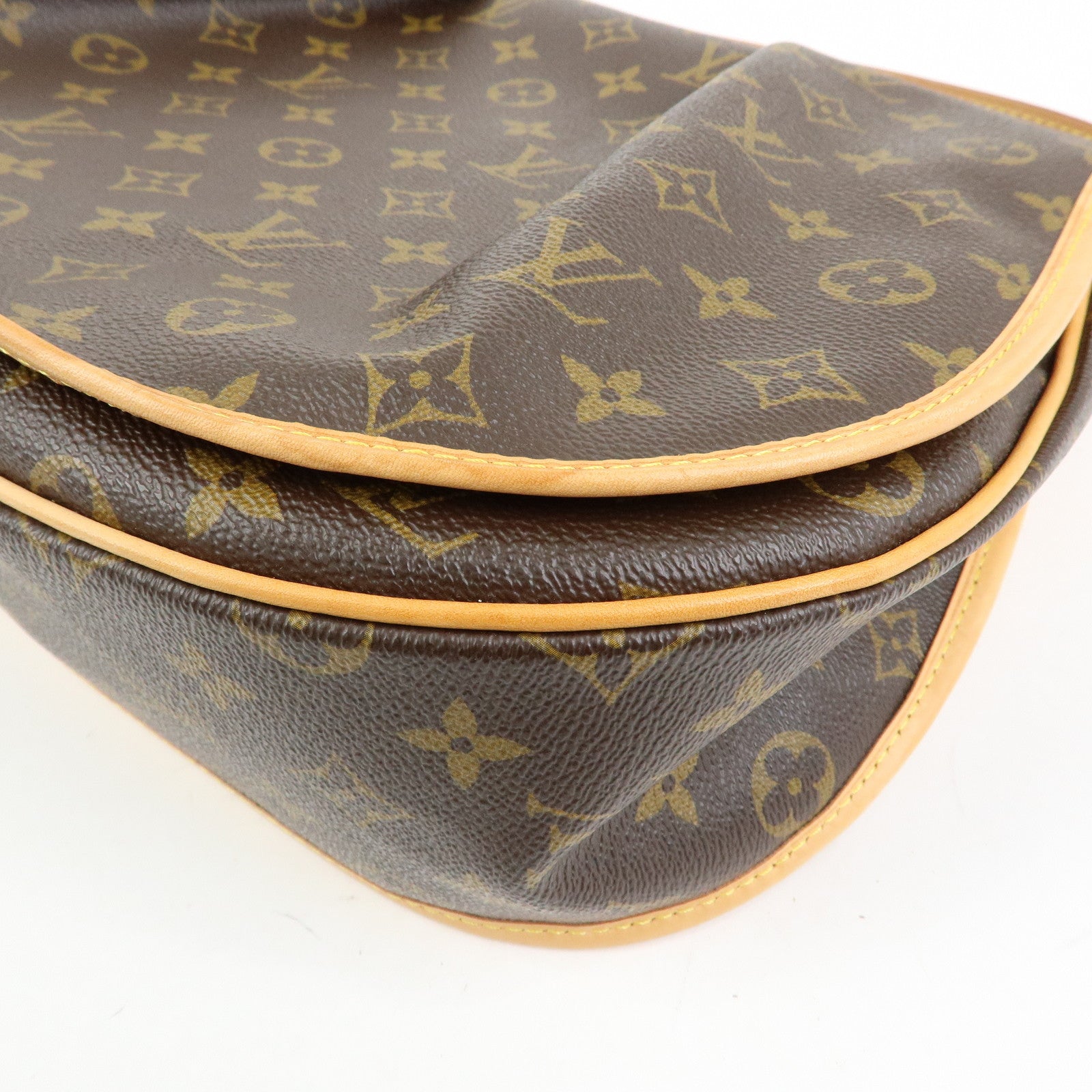 Louis Vuitton Monogram Menilmontant MM Shoulder Bag Brown M40473