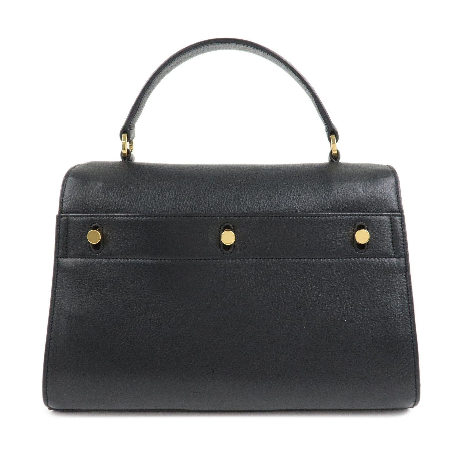 SAINT LAURENT PARIS Leather Muse Toe 2Way Bag Hand Bag 368229