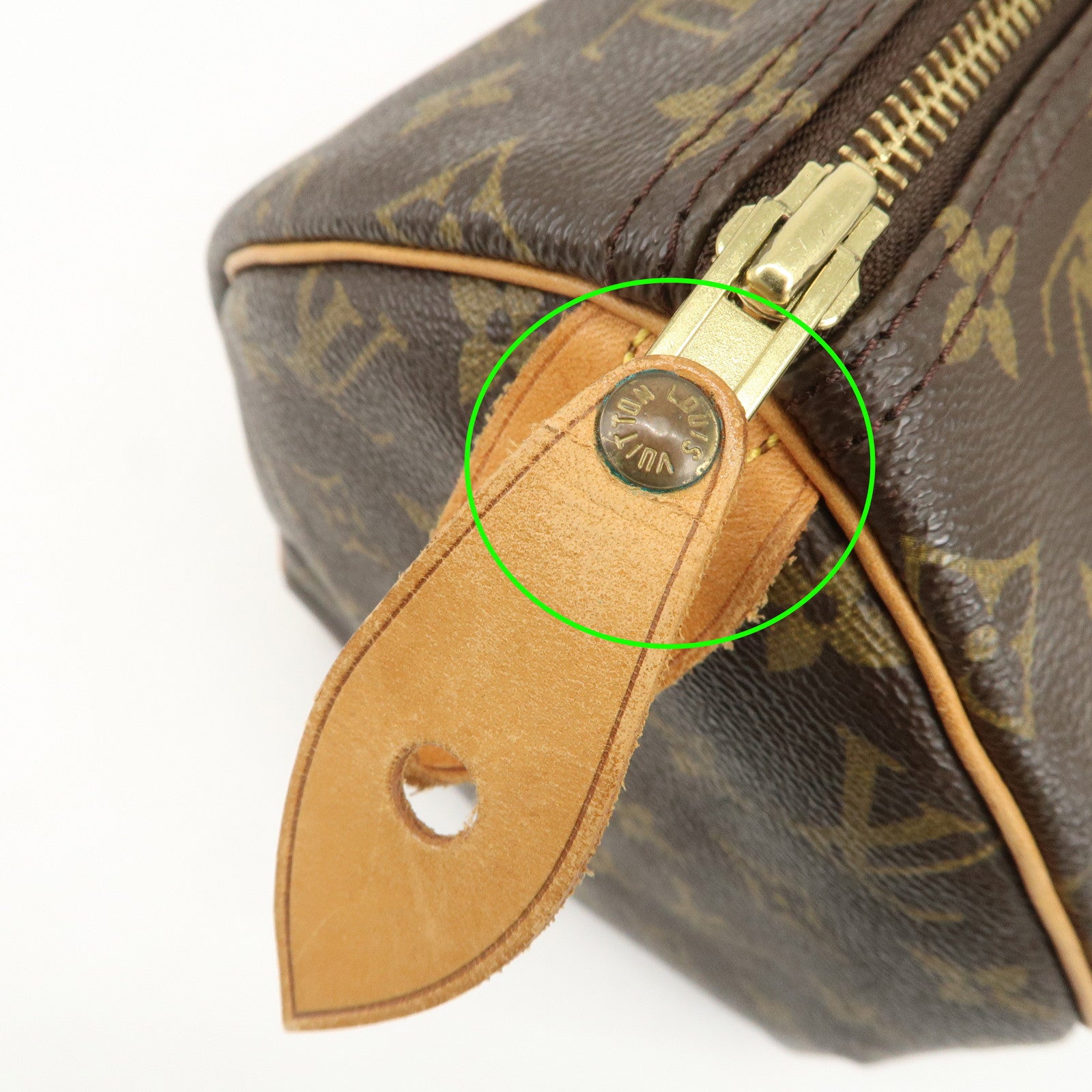 Louis Vuitton Monogram Speedy 40 Hand Bag Boston Bag Brown M41522