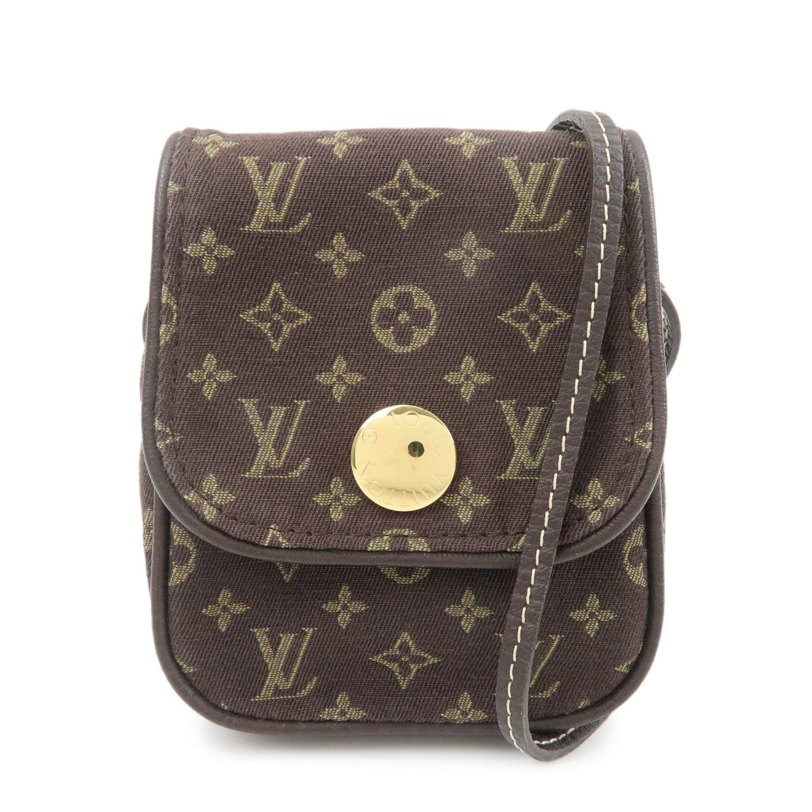 Louis Vuitton Monogram Mini Lin Pochette Cancun Ebene M95313