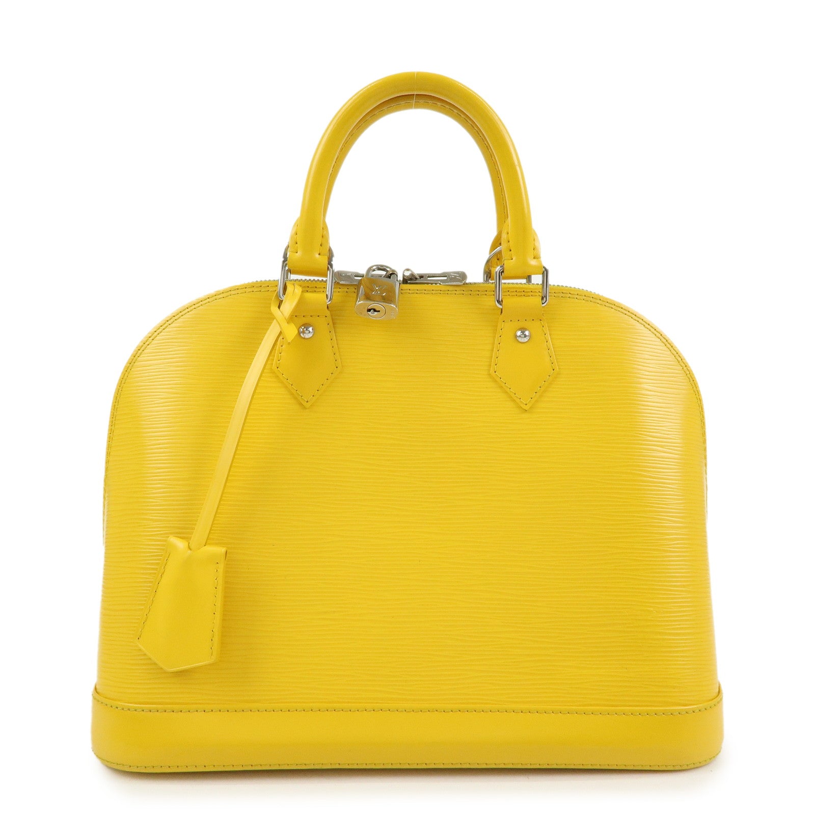 Louis Vuitton Epi Alma Epi Leather PM Hand Bag Citron M40619
