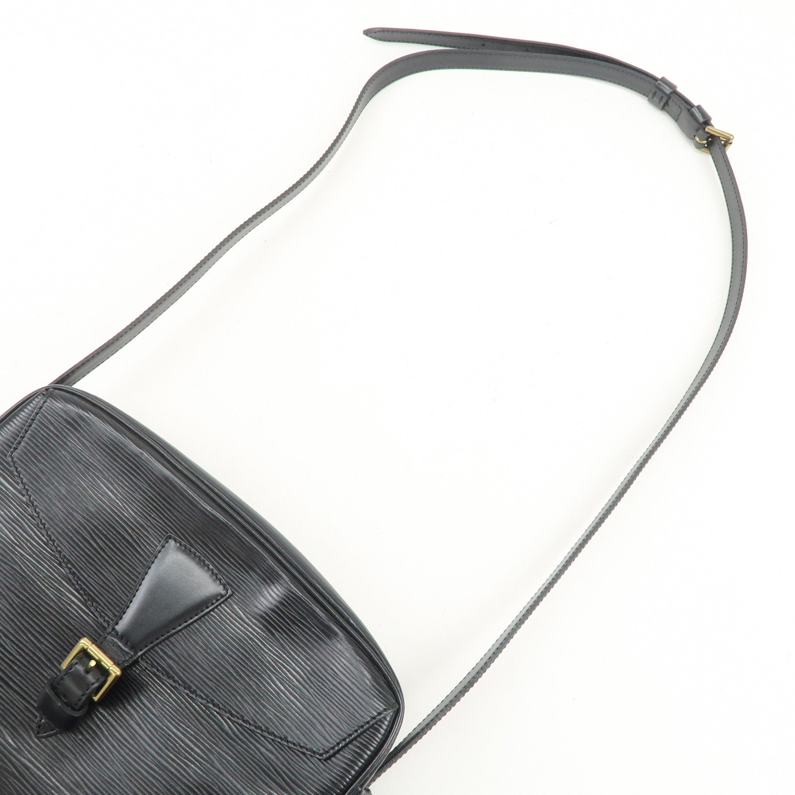 Louis Vuitton Epi Jeune Fille Shoulder Crossbody Bag Noir M52152
