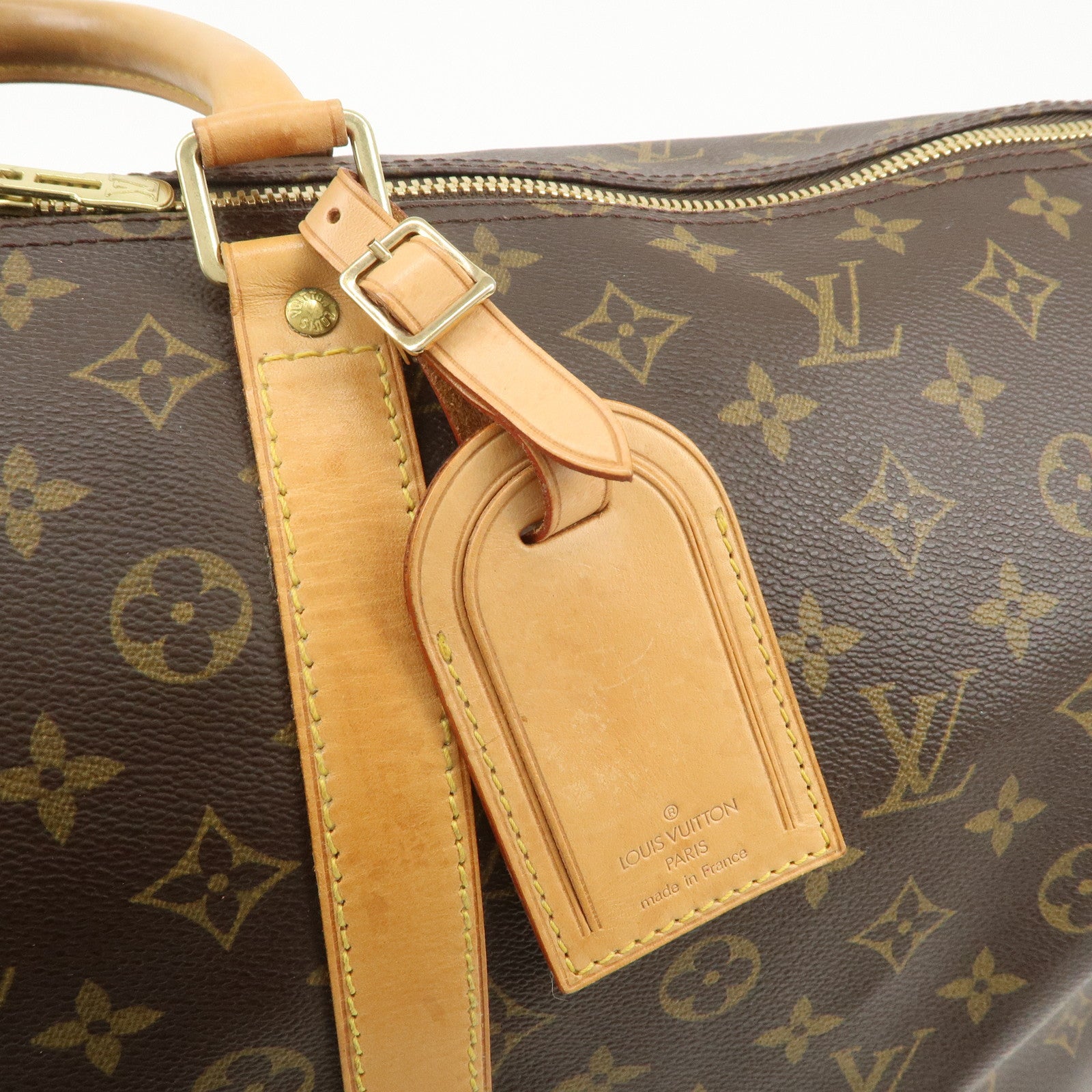 Louis Vuitton Monogram Keep All Bandouliere 55 Boston Bag M41414
