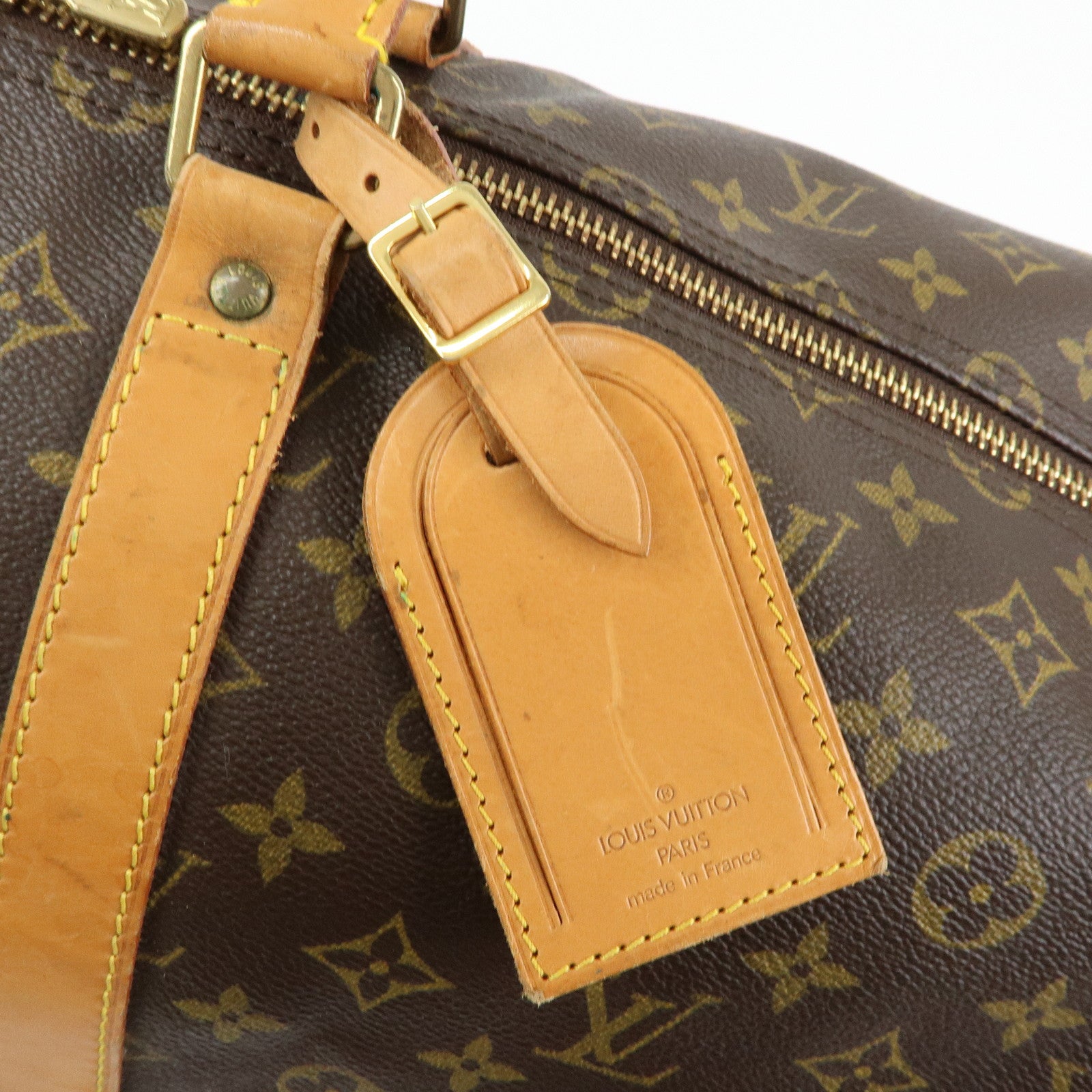 Louis Vuitton Monogram Keep All Bandouliere 55 Boston Bag M41414