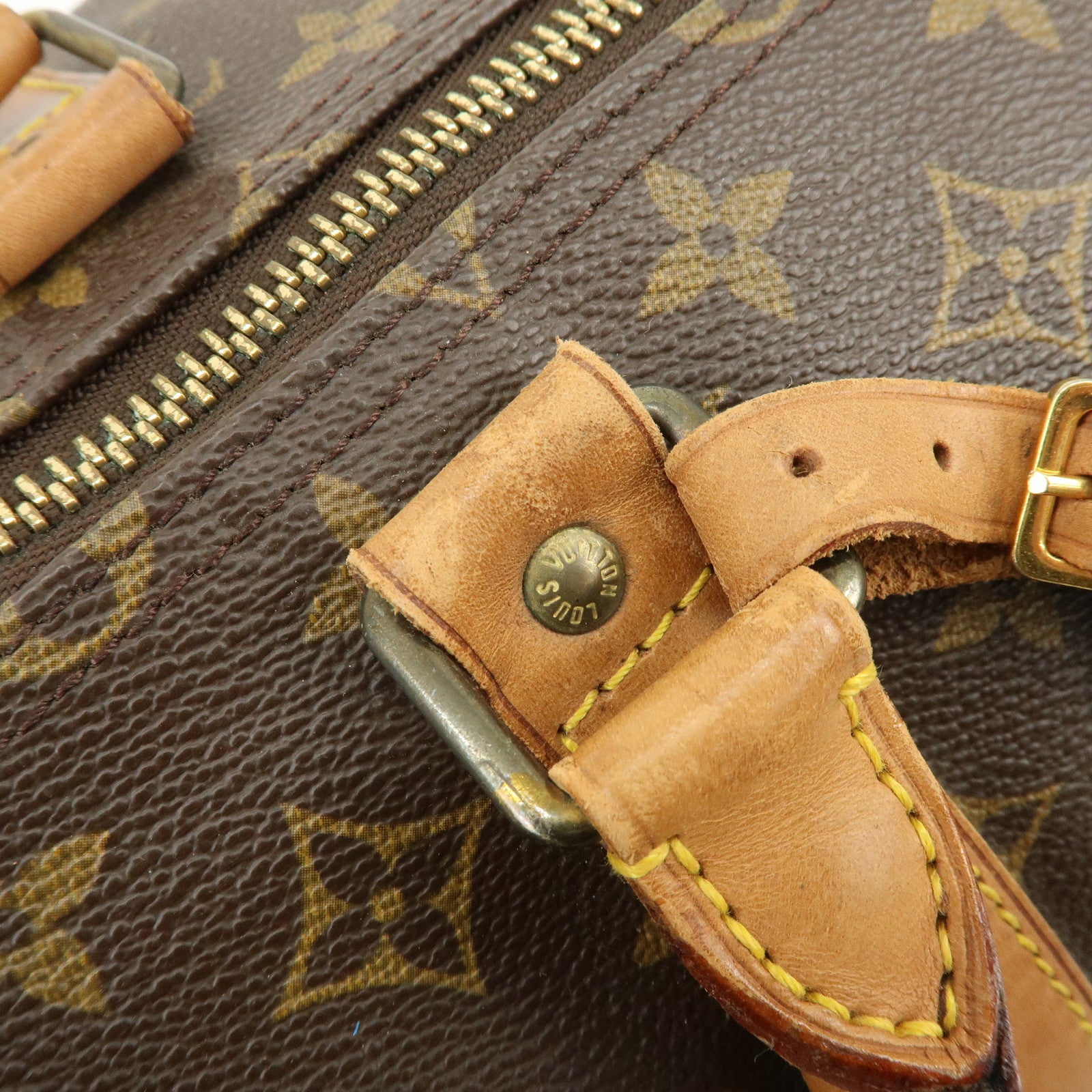 Louis Vuitton Monogram Keep All 55 Boston Bag Brown M41424