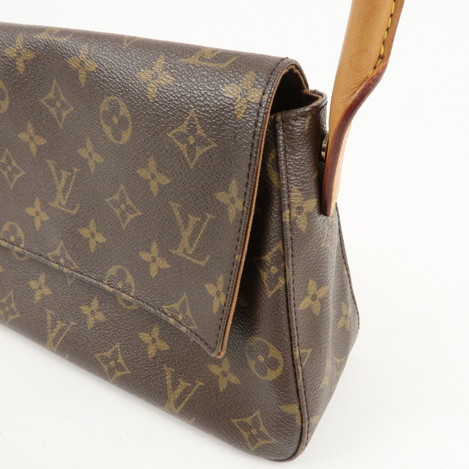 Louis Vuitton Monogram Mini Looping Shoulder Bag Brown M51147