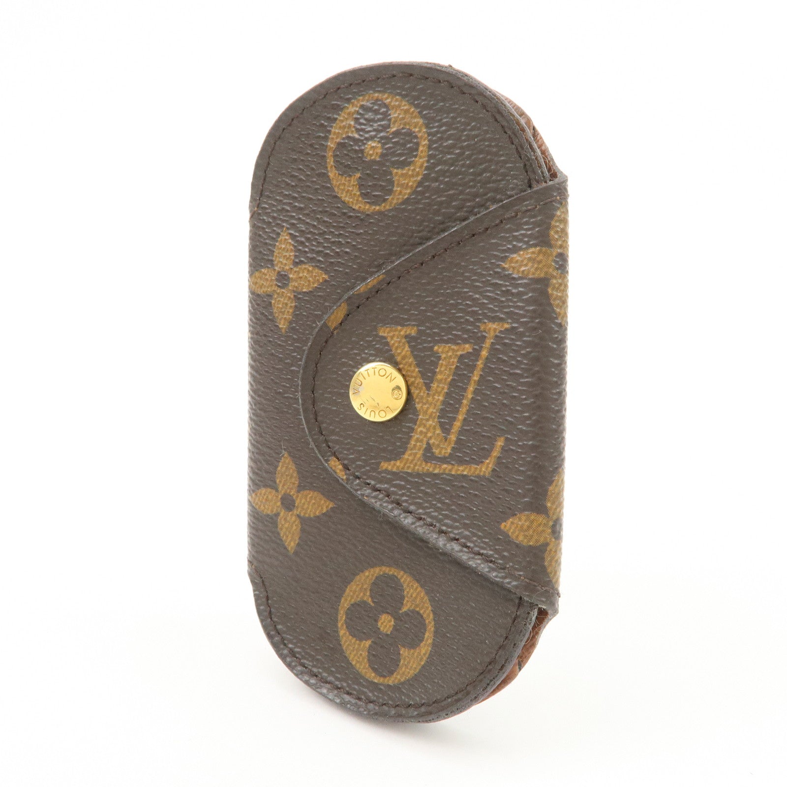 Louis Vuitton Monogram Multicles Rond PM Key Case Brown M60115