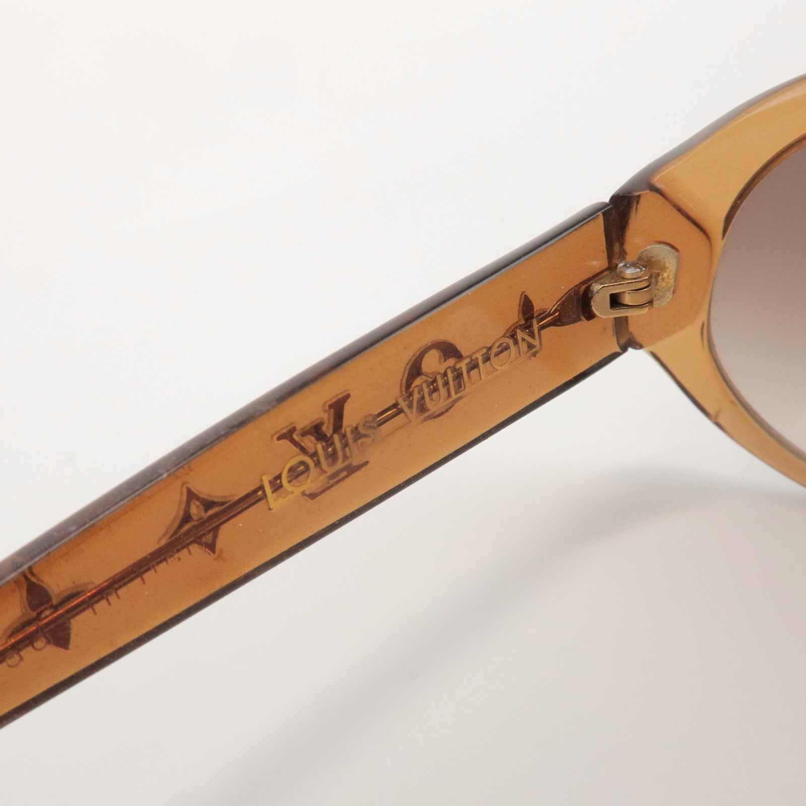 Louis Vuitton Obsession Rond Plastic Sunglasses 59□17 Brown Z0032E