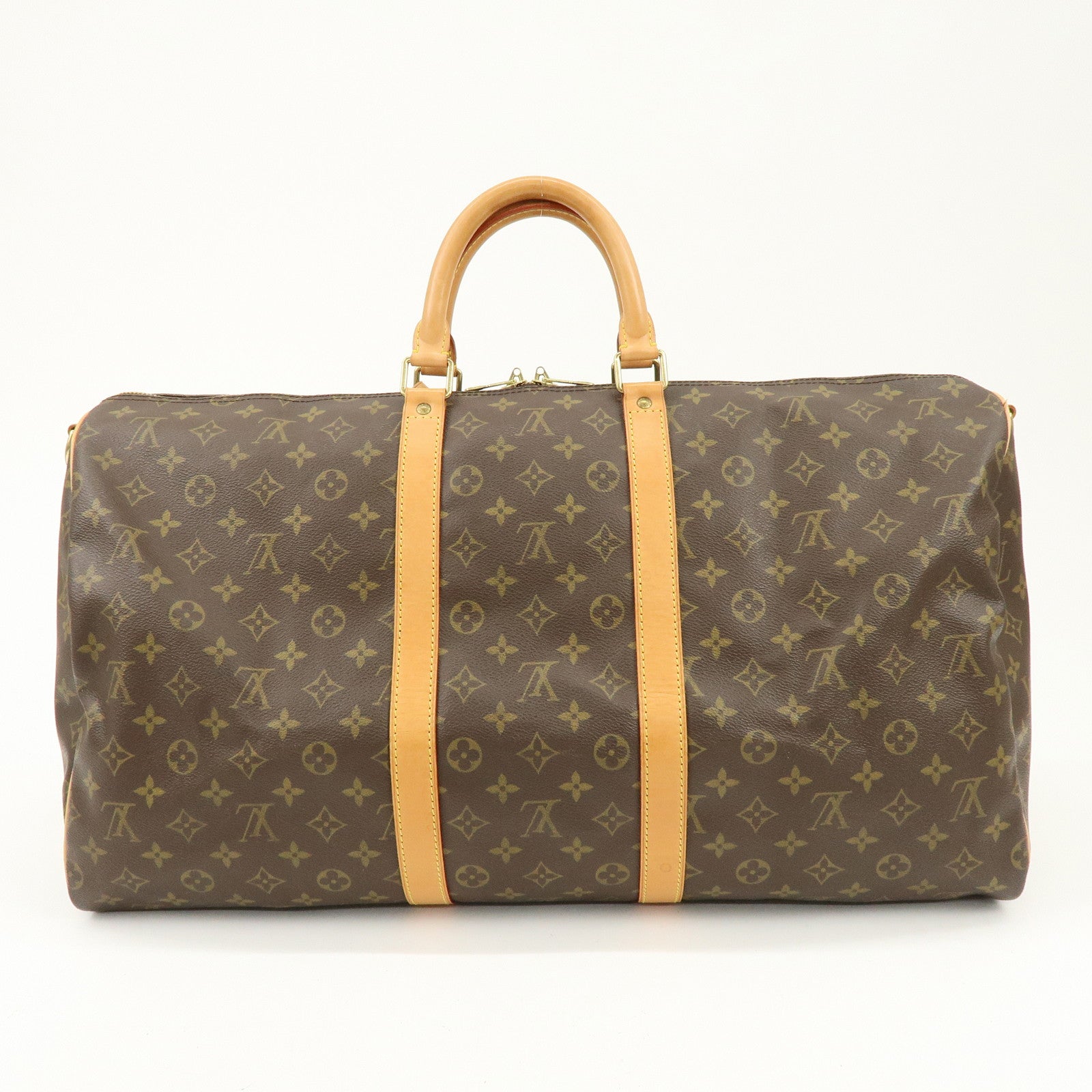Louis Vuitton Monogram Keep All Bandouliere 55 Boston Bag M41414