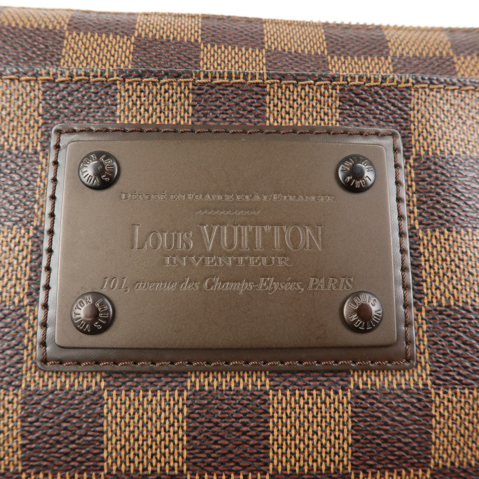 Louis Vuitton Damier Pochette Pratt Brooklyn Shoulder Bag N41100