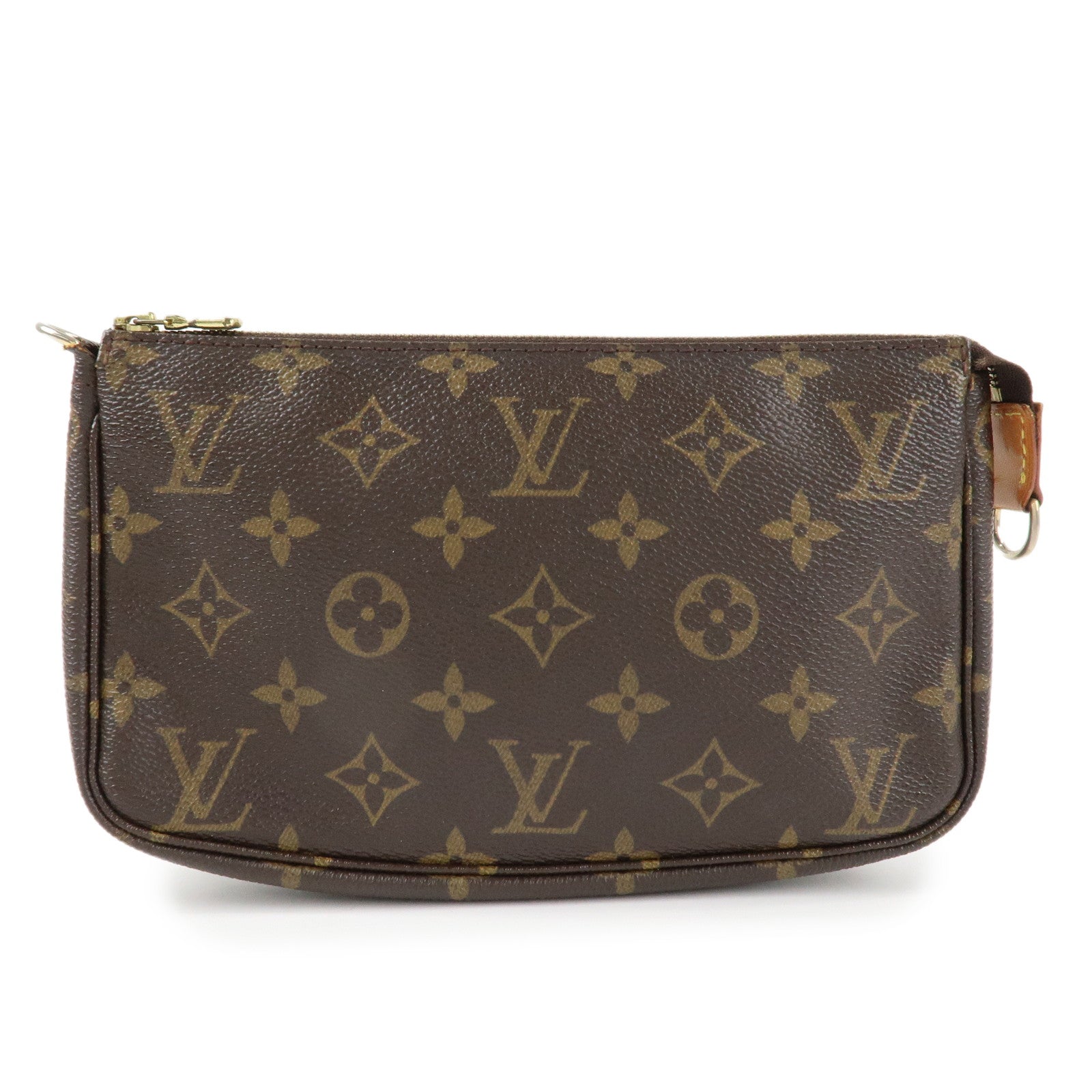 Louis Vuitton Monogram Pochette Accessoires Hand Bag Brown M51980