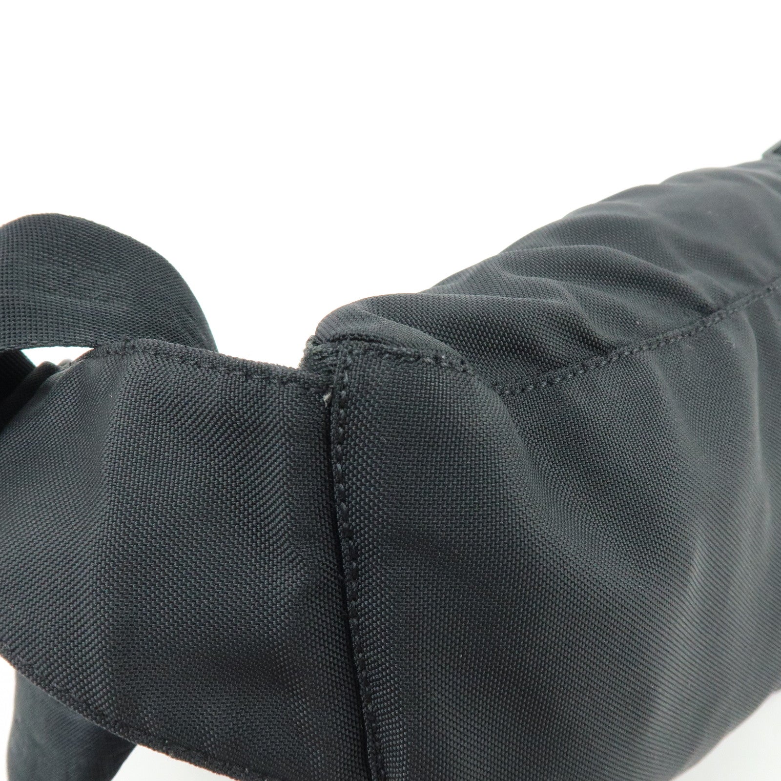 CHANEL Sports Line Nylon Banana Bag Waist Bag Crossbody Bag Black