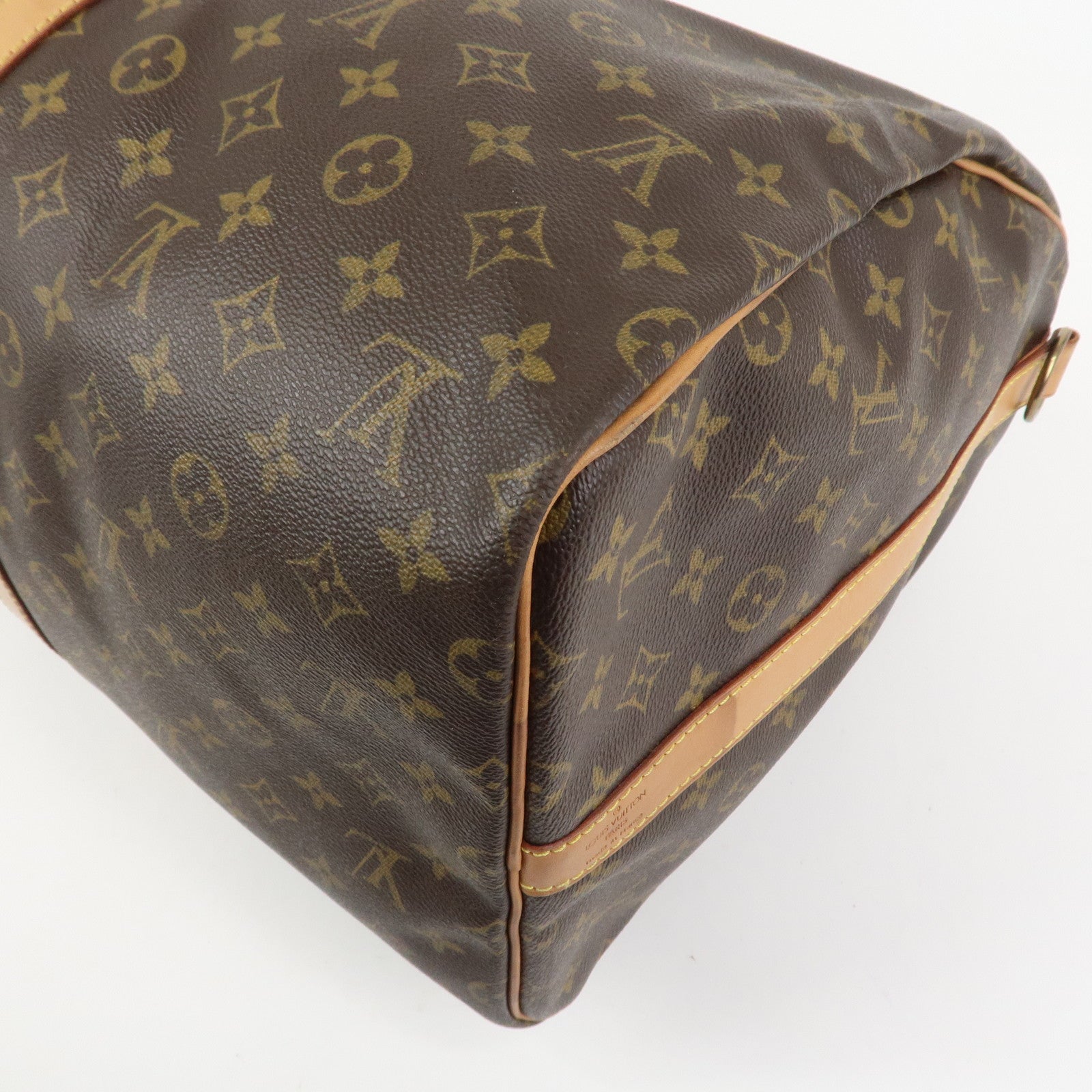 Louis Vuitton Monogram Keep All Bandouliere 55 Boston Bag M41414