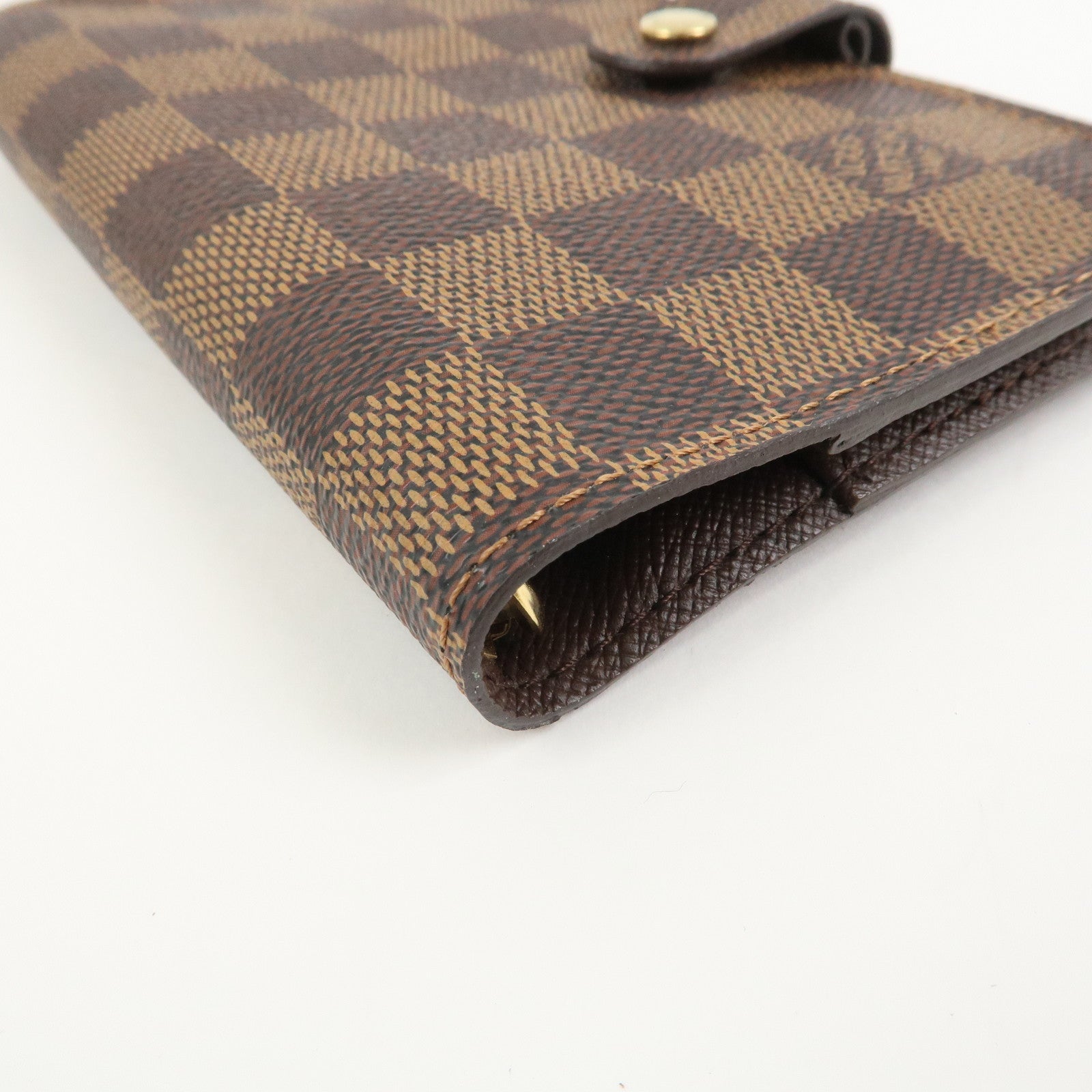 Louis Vuitton Damier Agenda PM Planner Cover Damier Ebene R20700