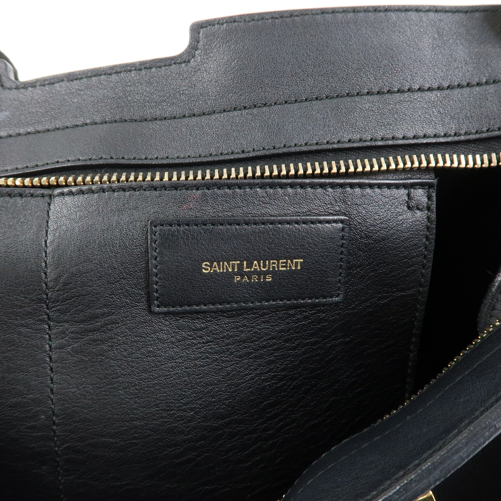 SAINT LAURENT PARIS Petit Cabas Y-Line 2Way Bag Hand Bag 311210