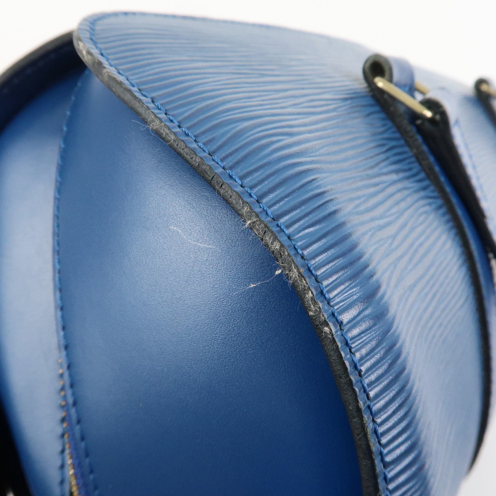 Louis Vuitton Epi Soufflot Shoulder Bag Hand Bag Toledo Blue M52225