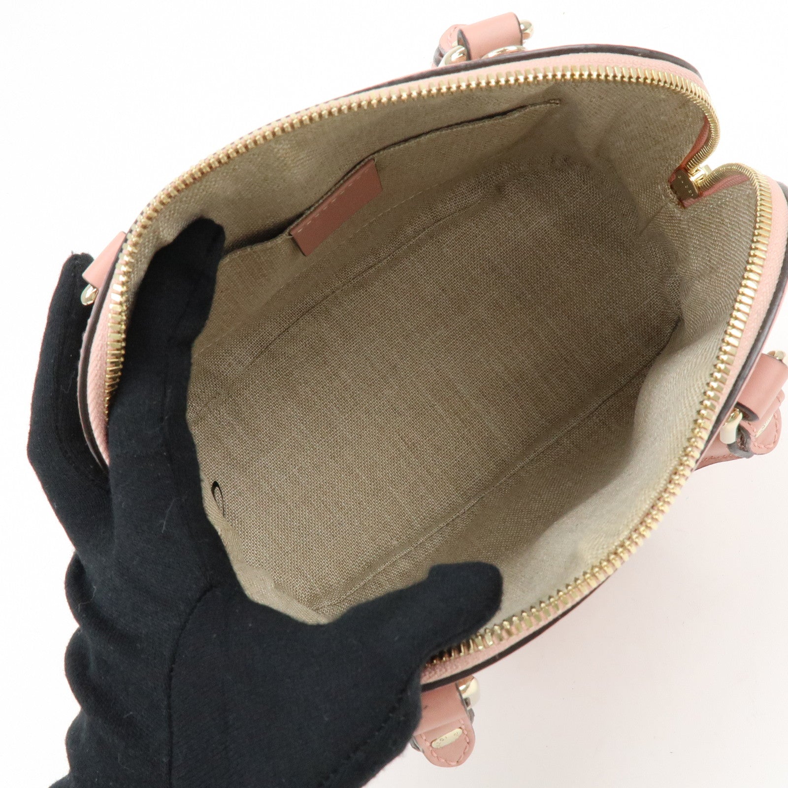 GUCCI Micro Guccisima Leather 2Way Bag Hand Bag Shoulder Bag 449654
