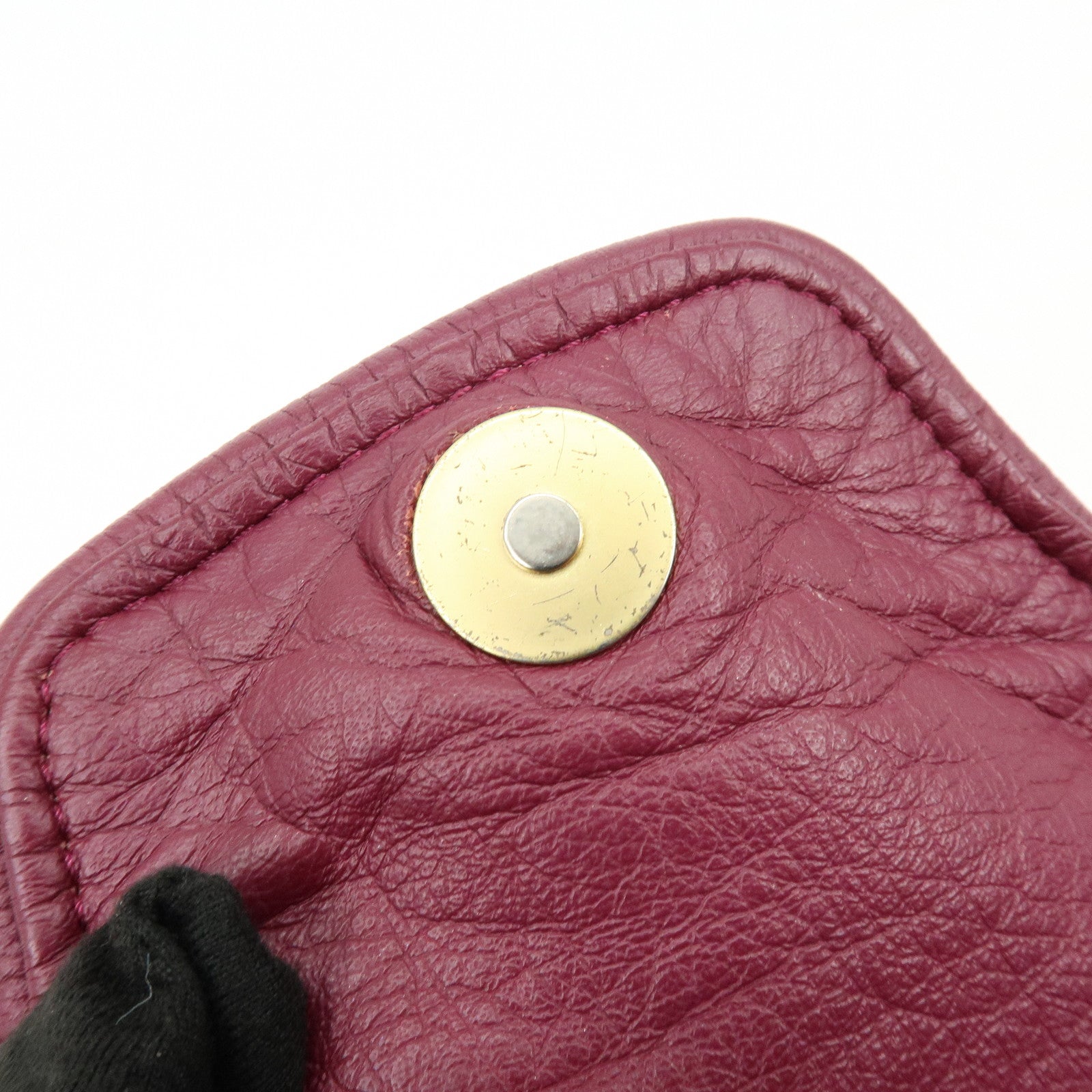 Chloe See By Chloe Leather Shoulder Bag Crossbody Bag Bordeaux