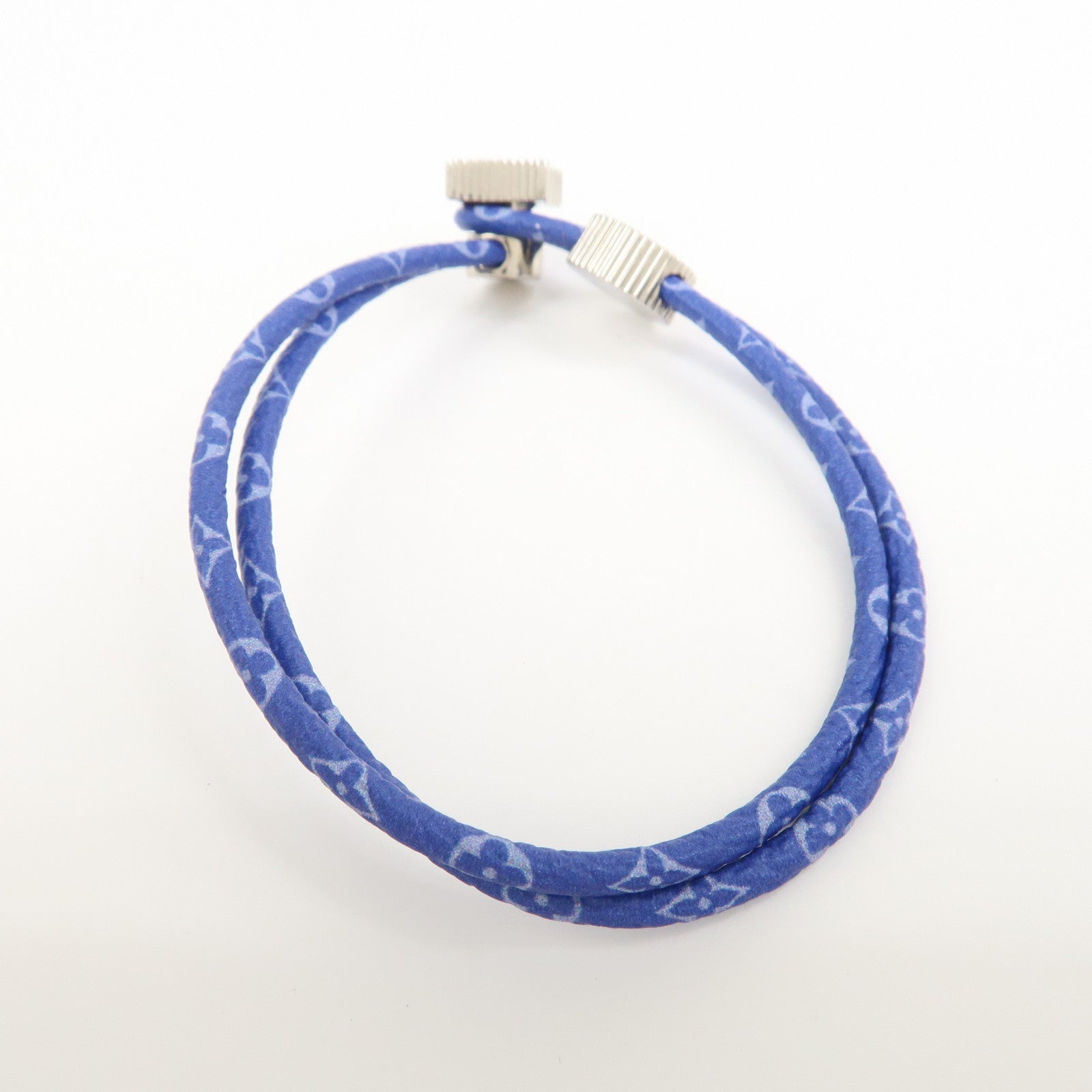 Louis Vuitton Monogram Canvas Catch It Bracelet Blue M106
