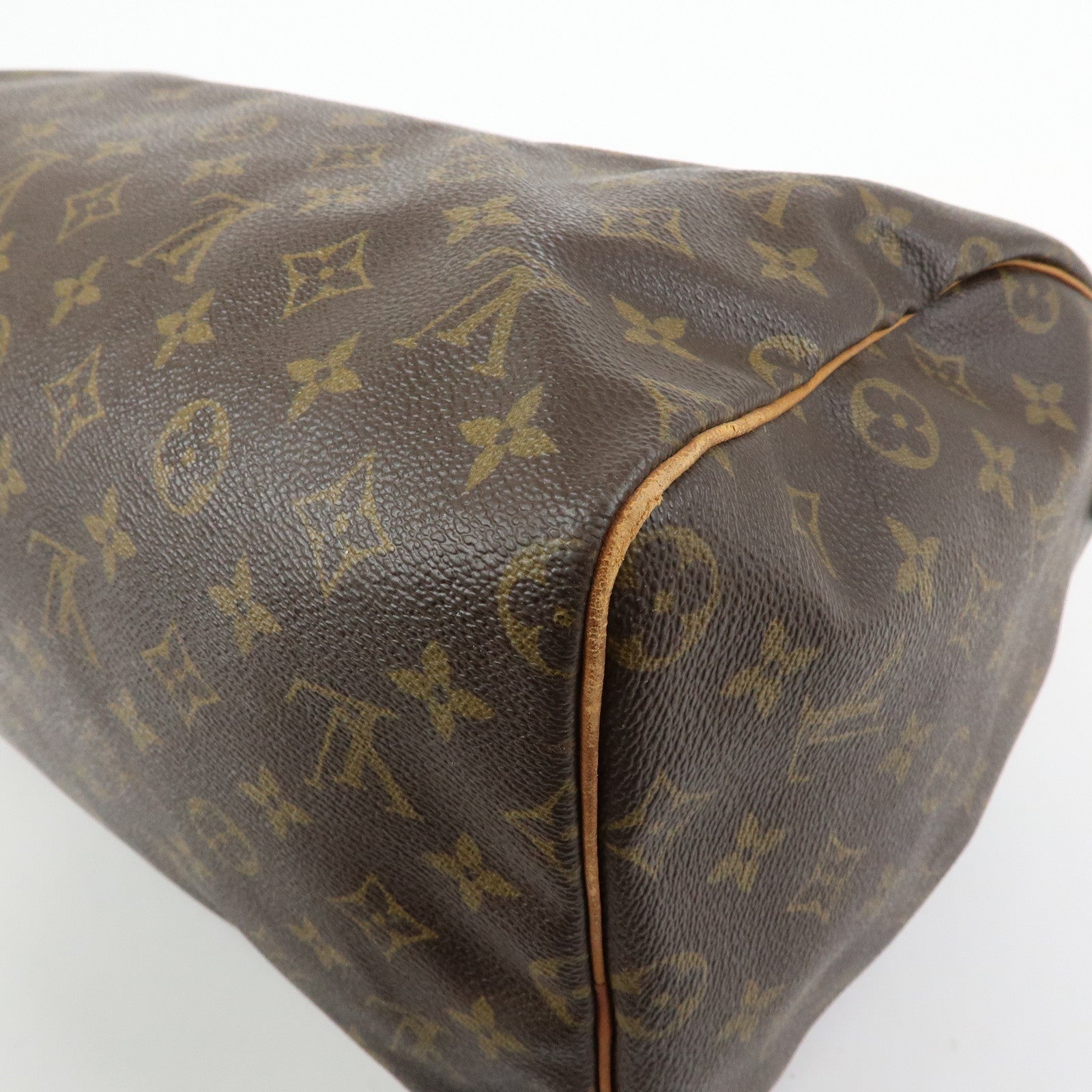 Louis Vuitton Monogram Speedy 40 Hand Bag Boston Bag Brown M41522
