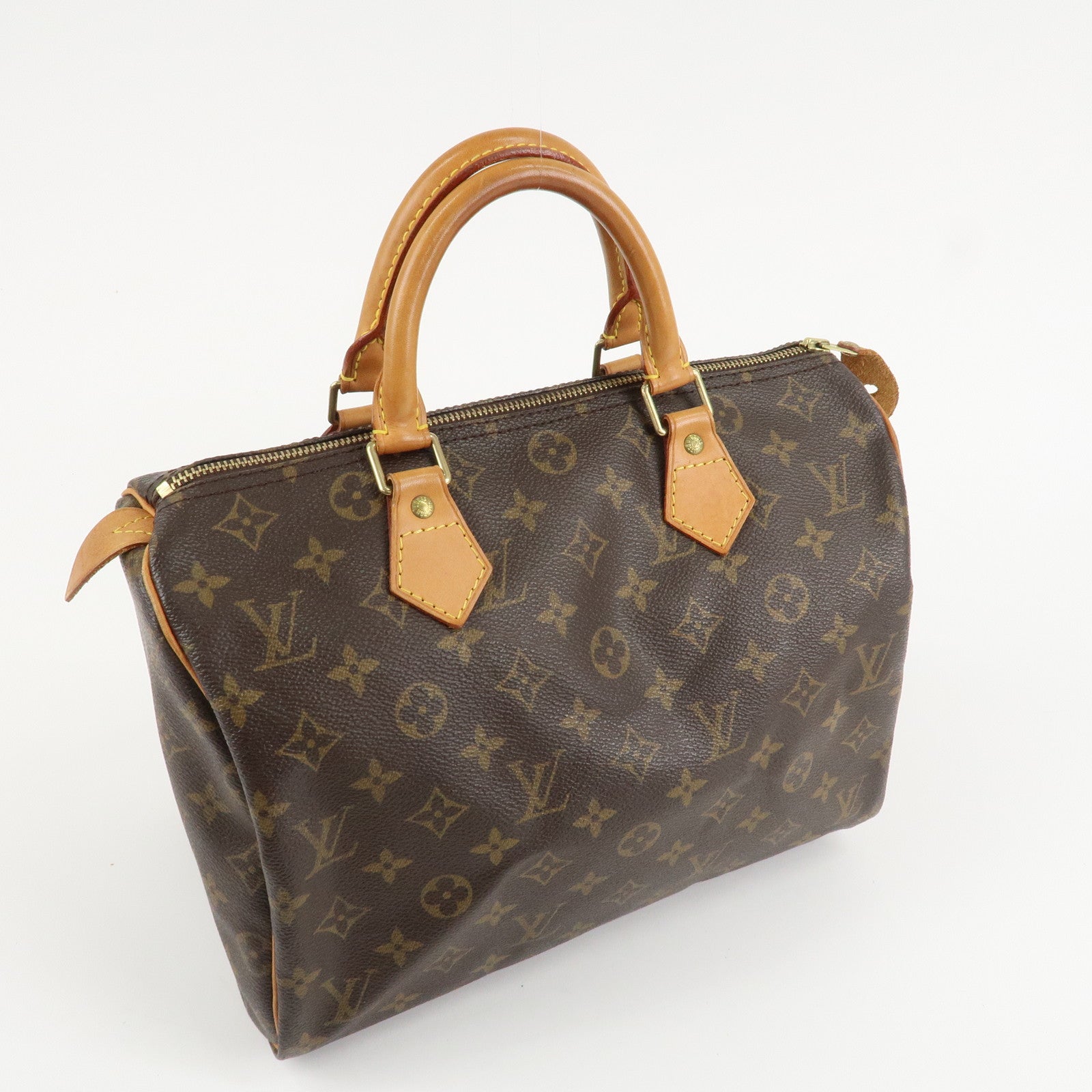Louis Vuitton Monogram Speedy 30 Hand Bag Boston Bag M41526 Used