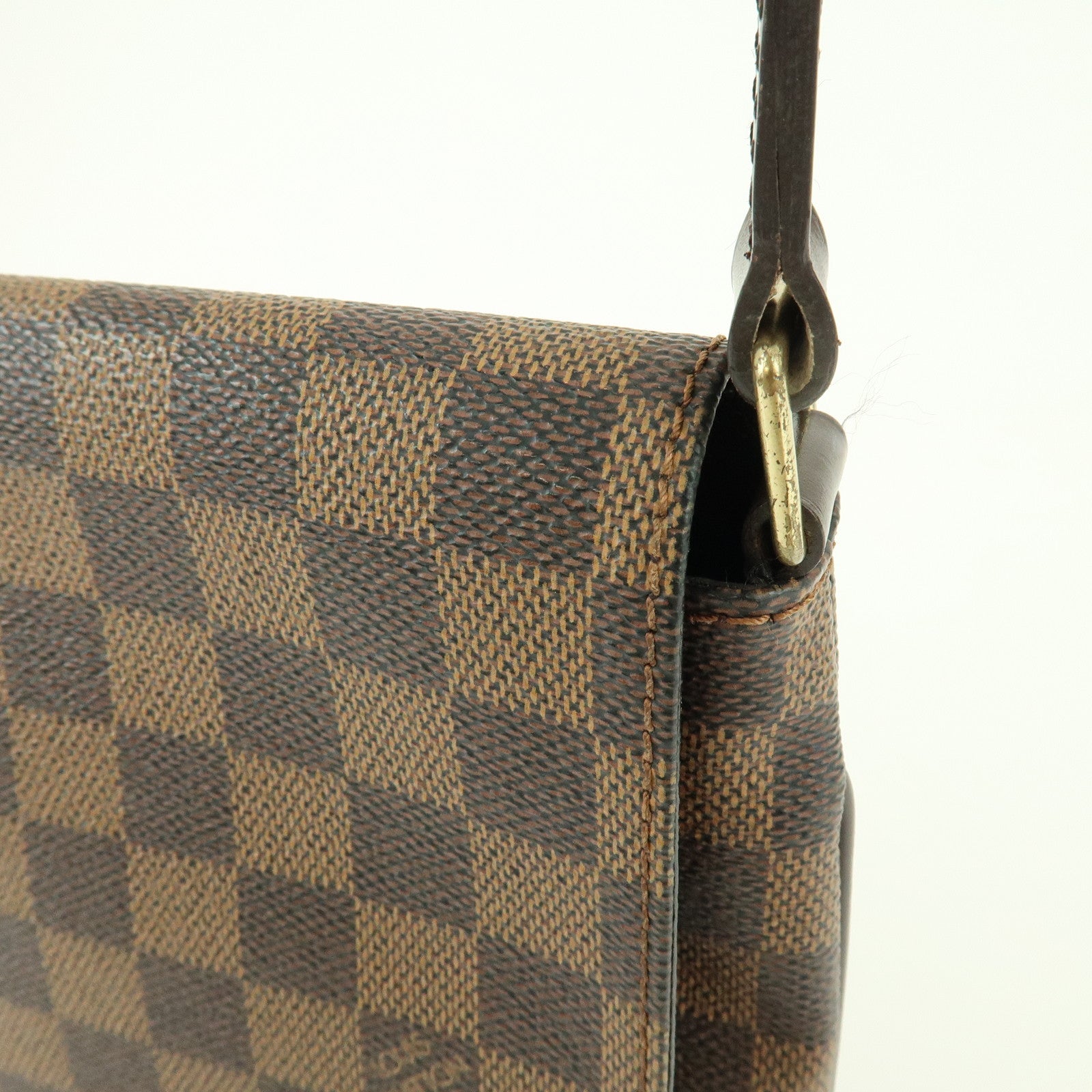 Louis Vuitton Damier Musette Tango Shoulder Bag Damier Ebene N51301