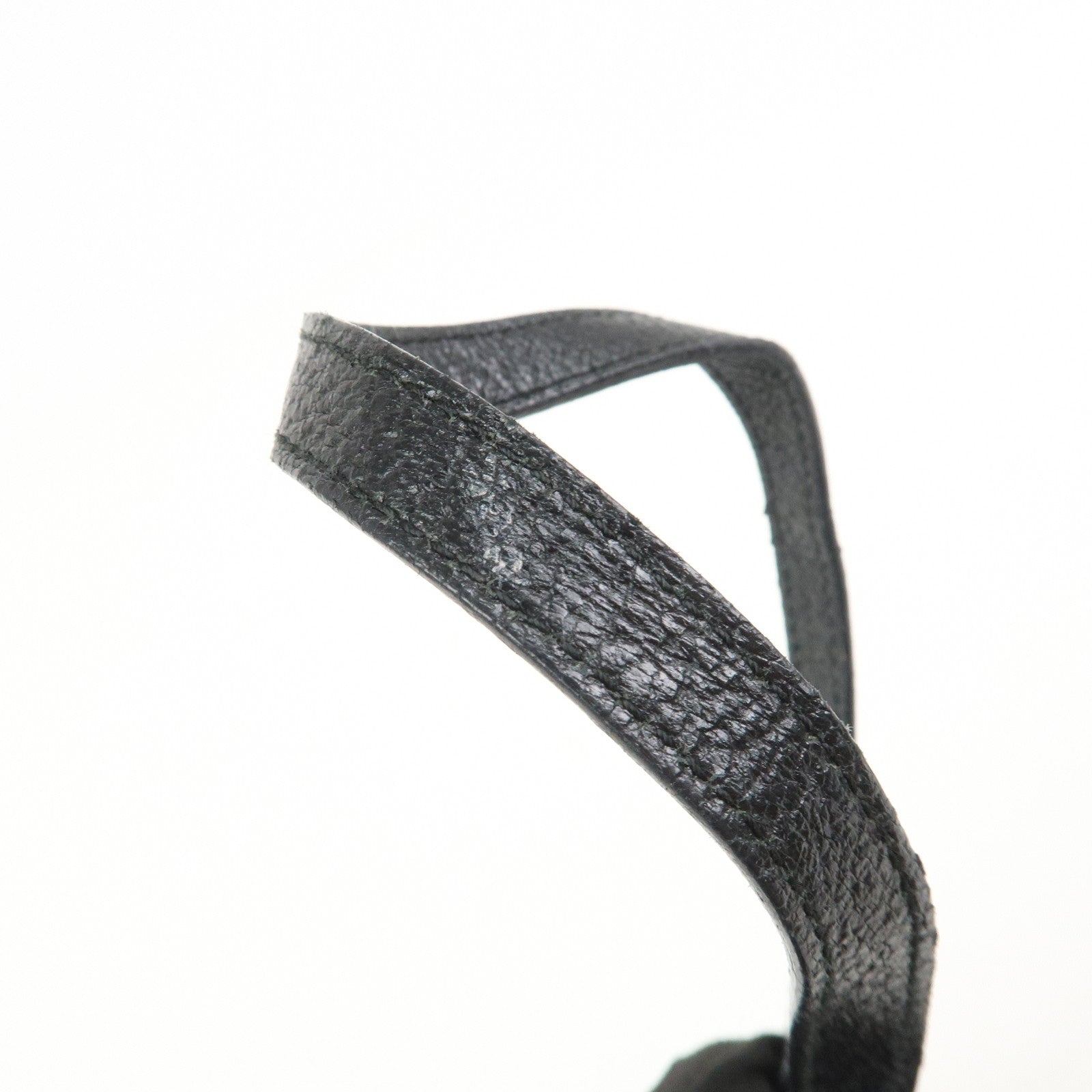 BVLGARI Logo B-Zero 1 Drum Leather Shoulder Bag Black