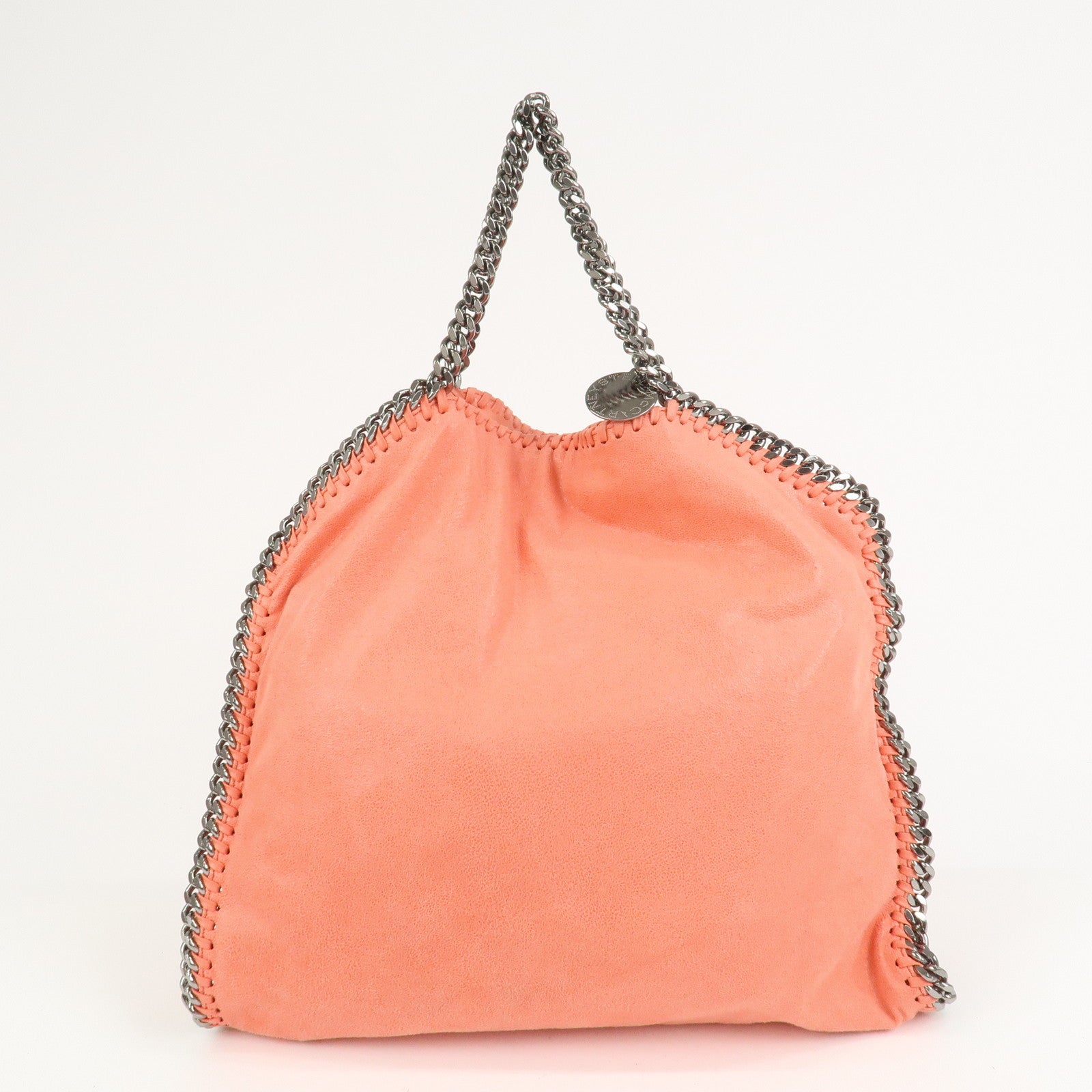 STELLA MCCARTNEY Falabella Fold-Over Tote 2Way Bag Orange