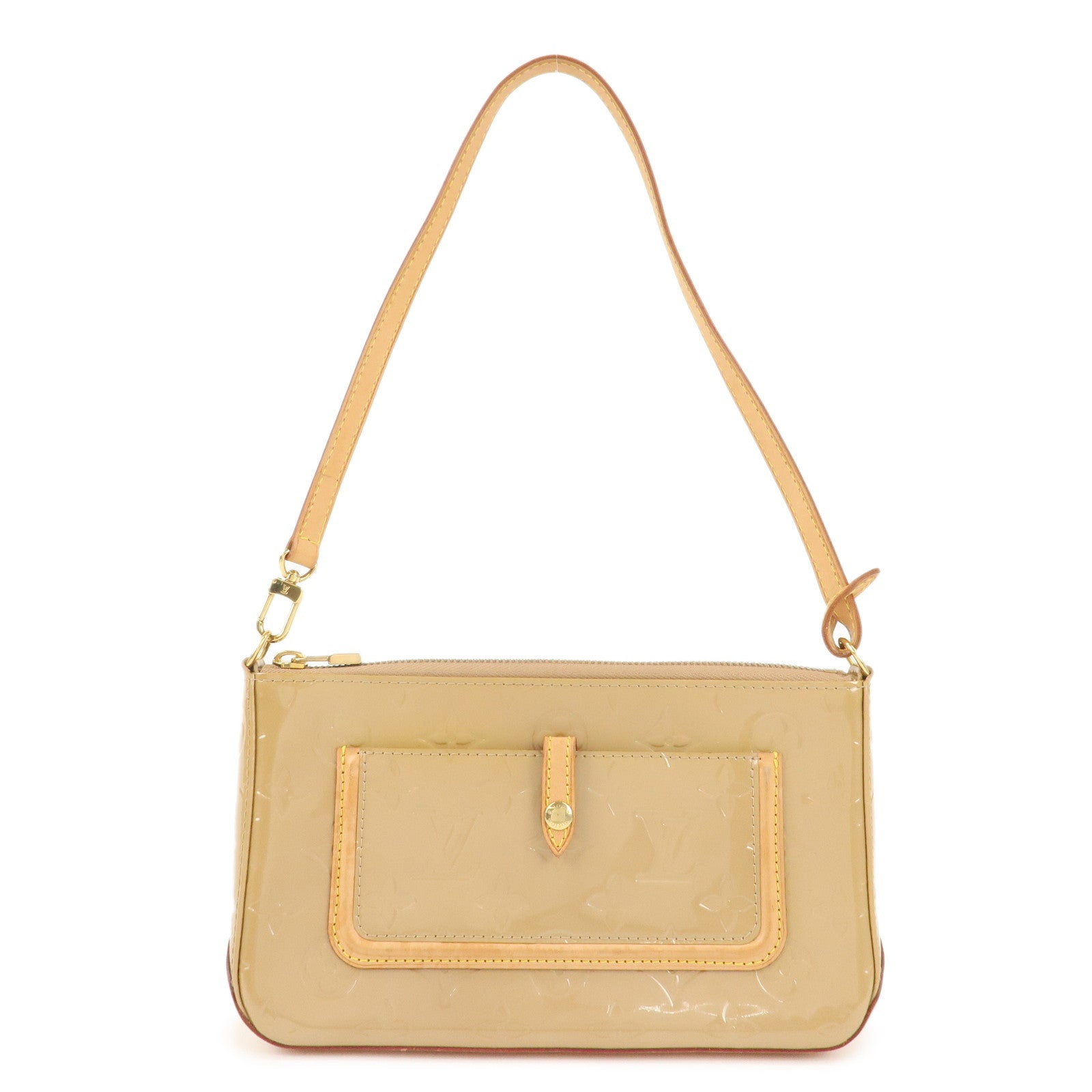 Louis Vuitton Monogram Vernis Mallory Square Hand Bag M91197 Used