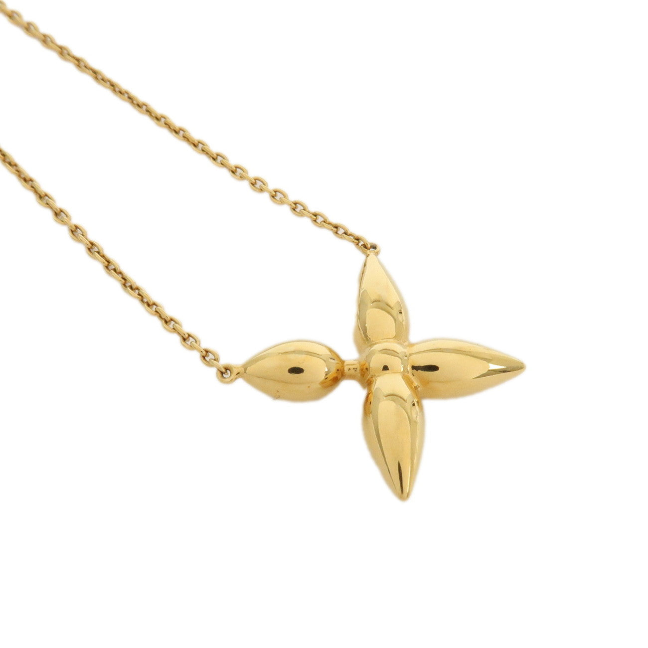 Louis Vuitton Collier Louisette Monogram Flower Necklace M00365