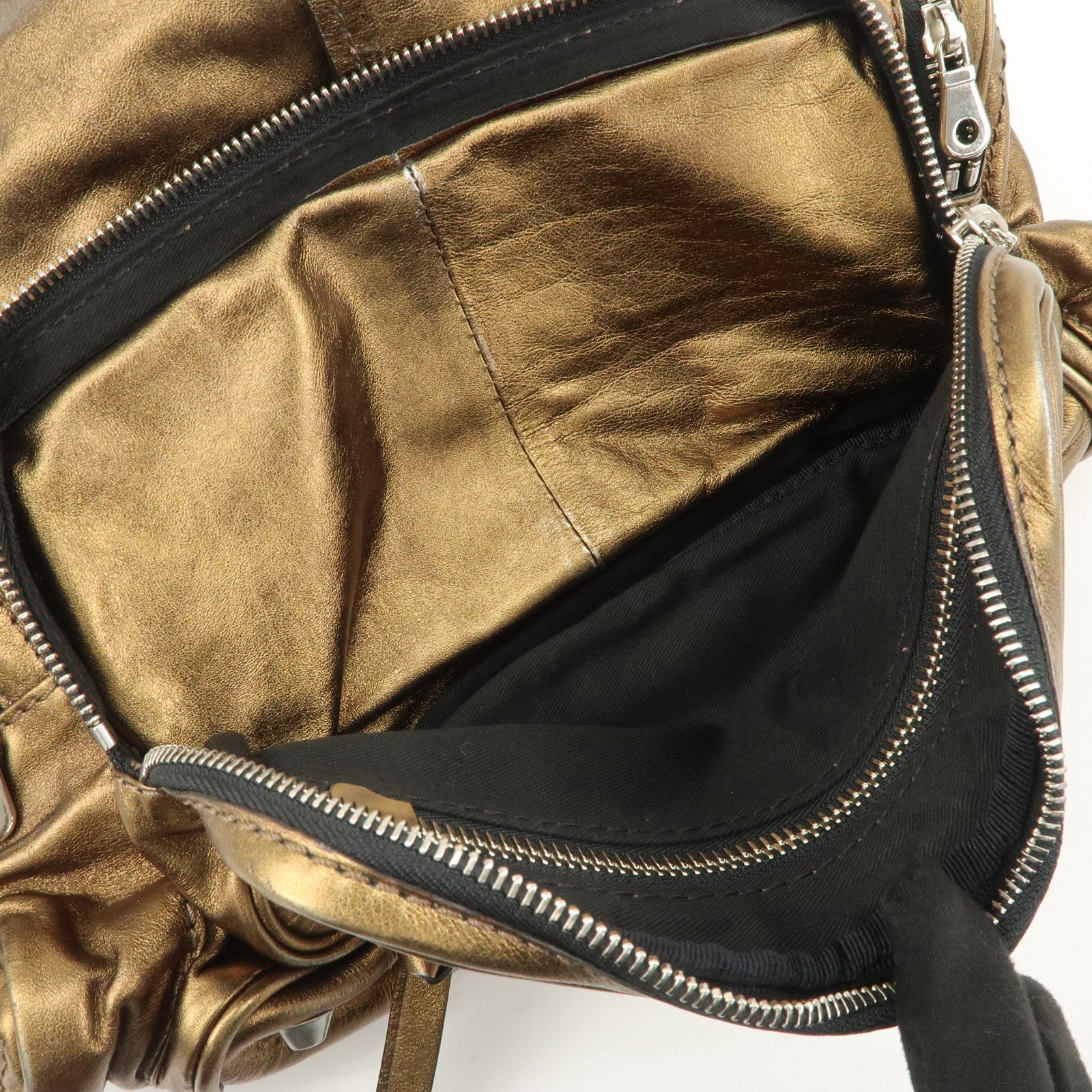 Chloe Betty Leather Shoulder Bag Hand Bag Bronze