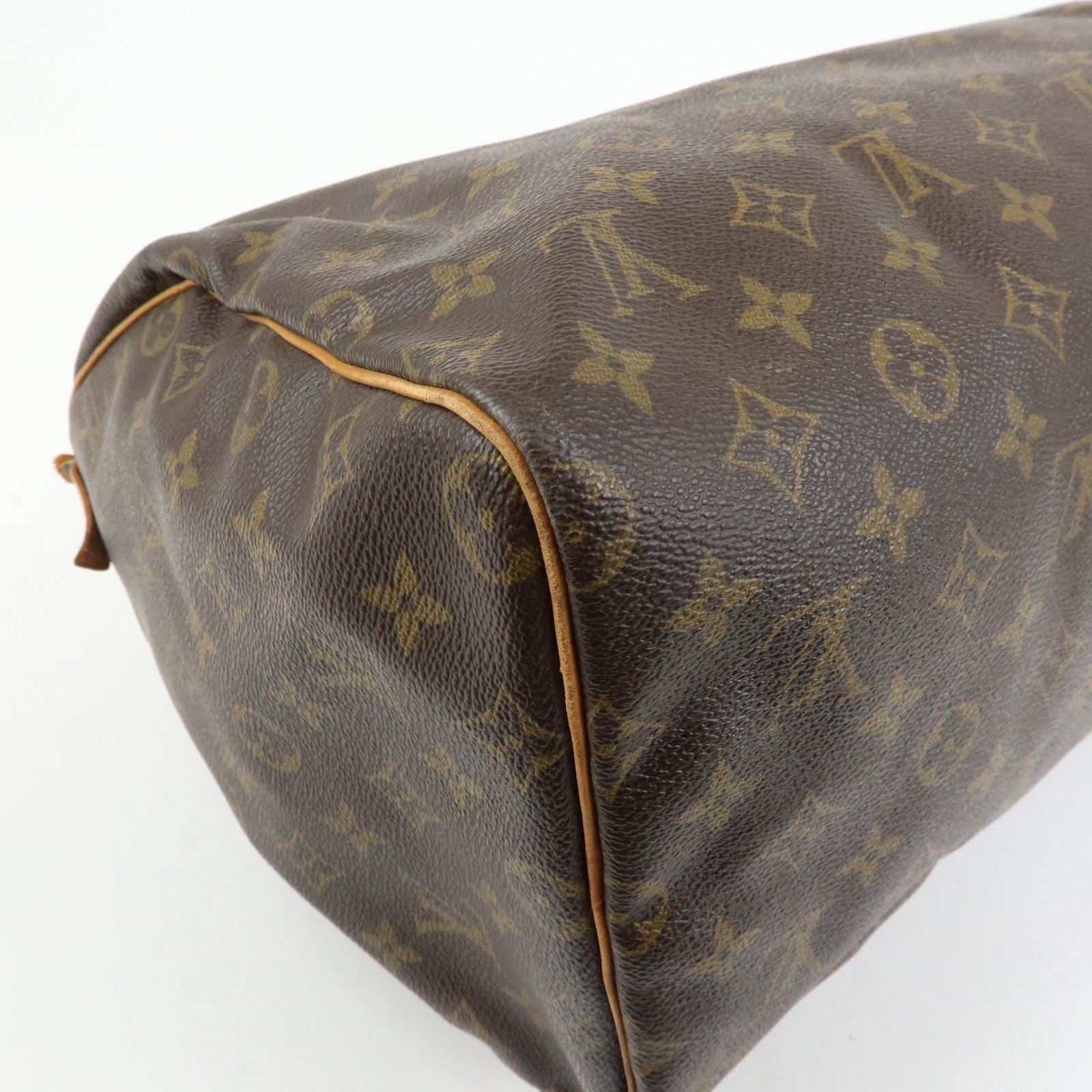 Louis Vuitton Monogram Speedy 40 Hand Bag Boston Bag Brown M41522