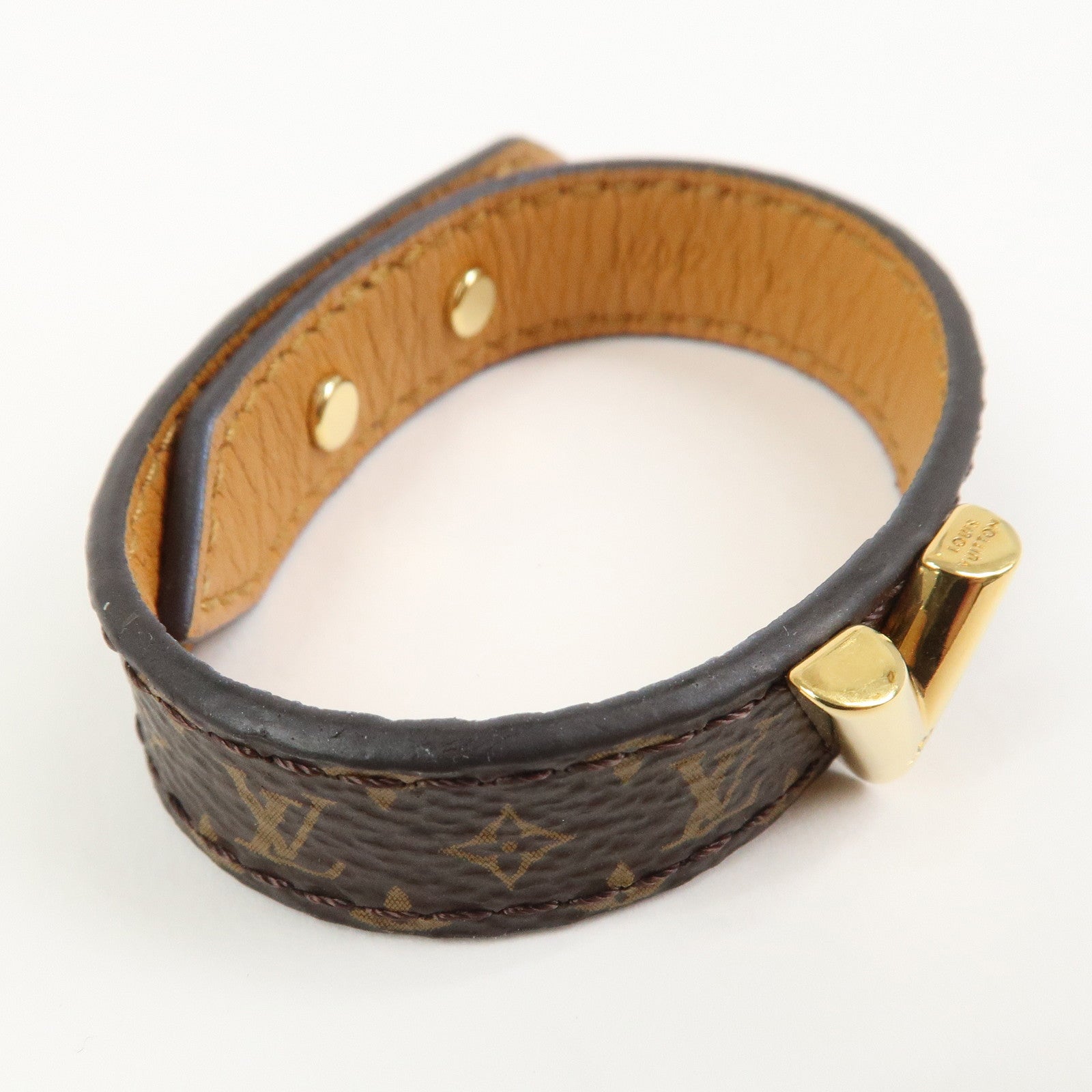 Louis Vuitton Monogram Essential V Bracelet Brown M6042
