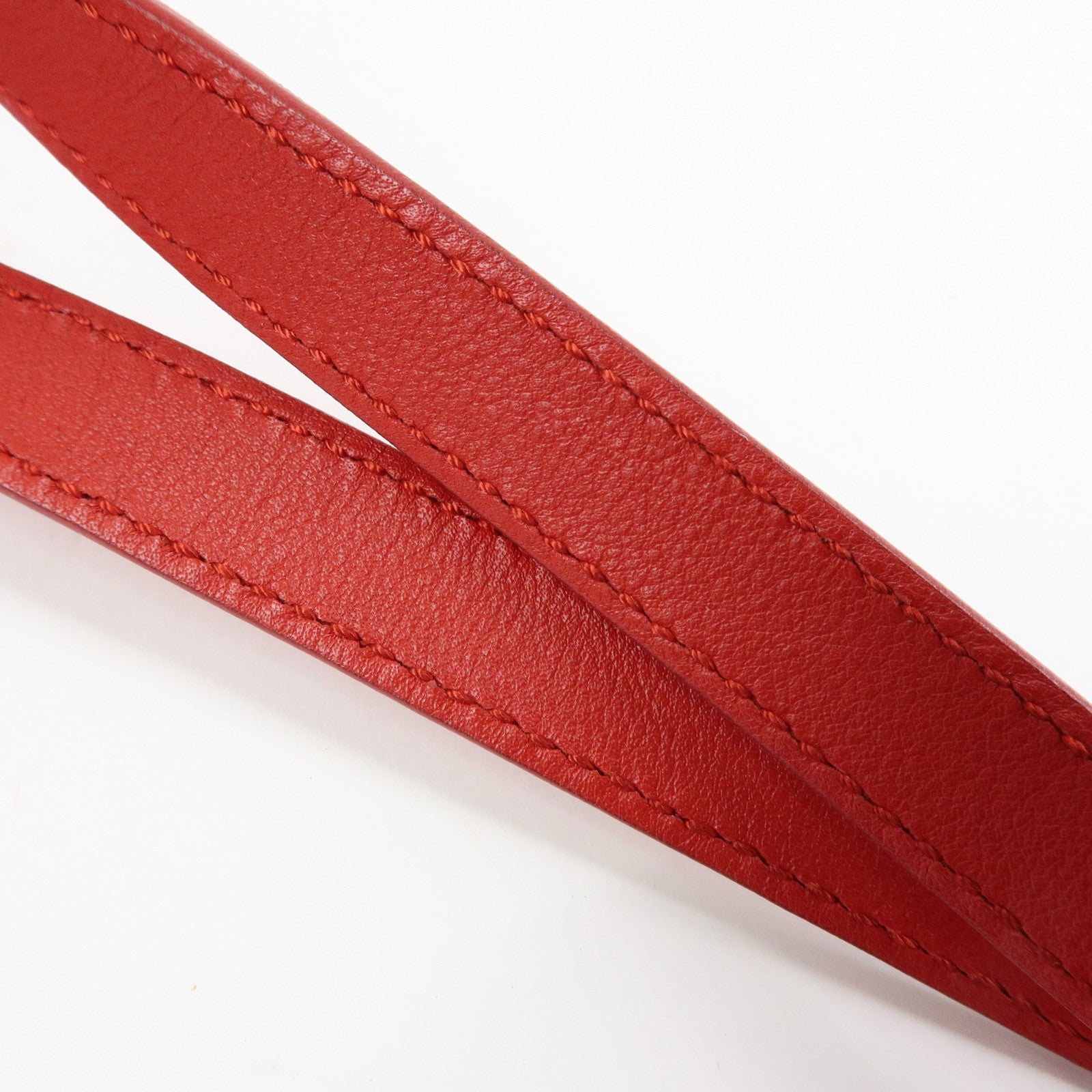 Ferragamo Gancini Canvas Leather Tote Shoulder Bag OSAKA 2004 Red