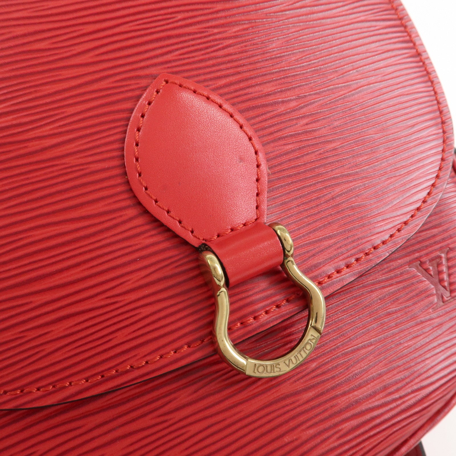 Louis Vuitton Epi Mini Saint Cloud Shoulder Bag Red M52217