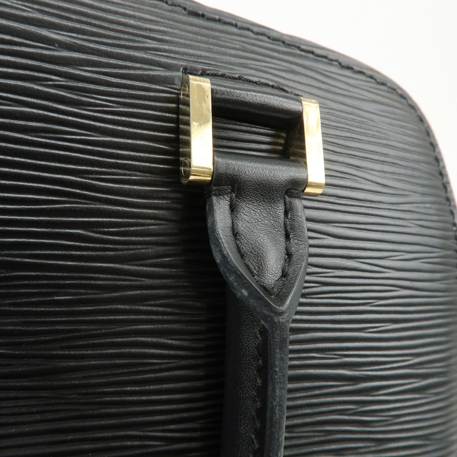 Louis Vuitton Epi Pont Neuf Hand Bag Black Noir M52052