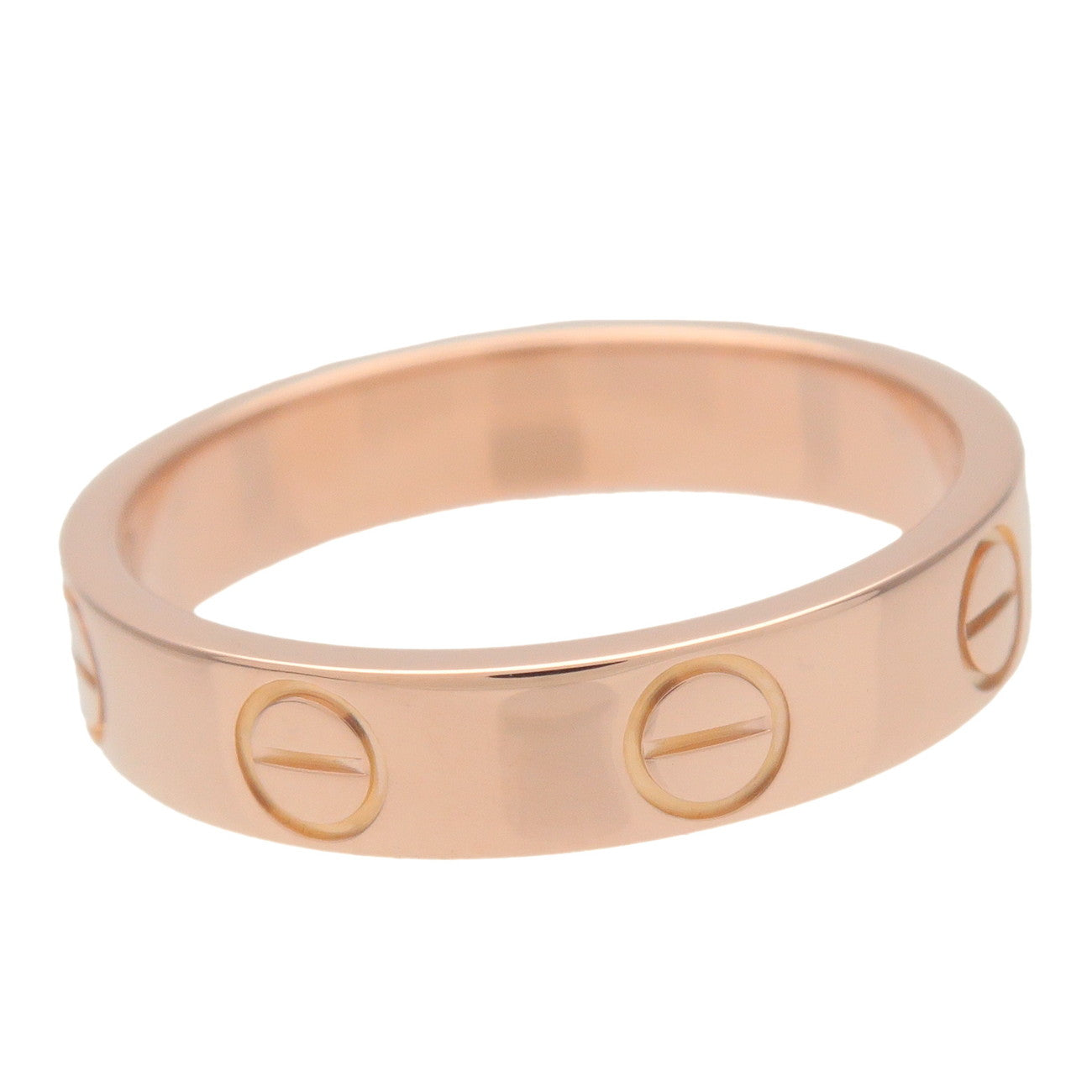 Cartier Mini Love Ring K18 750PG Rose Gold #47 US4.5 EU47 HK8.5-9