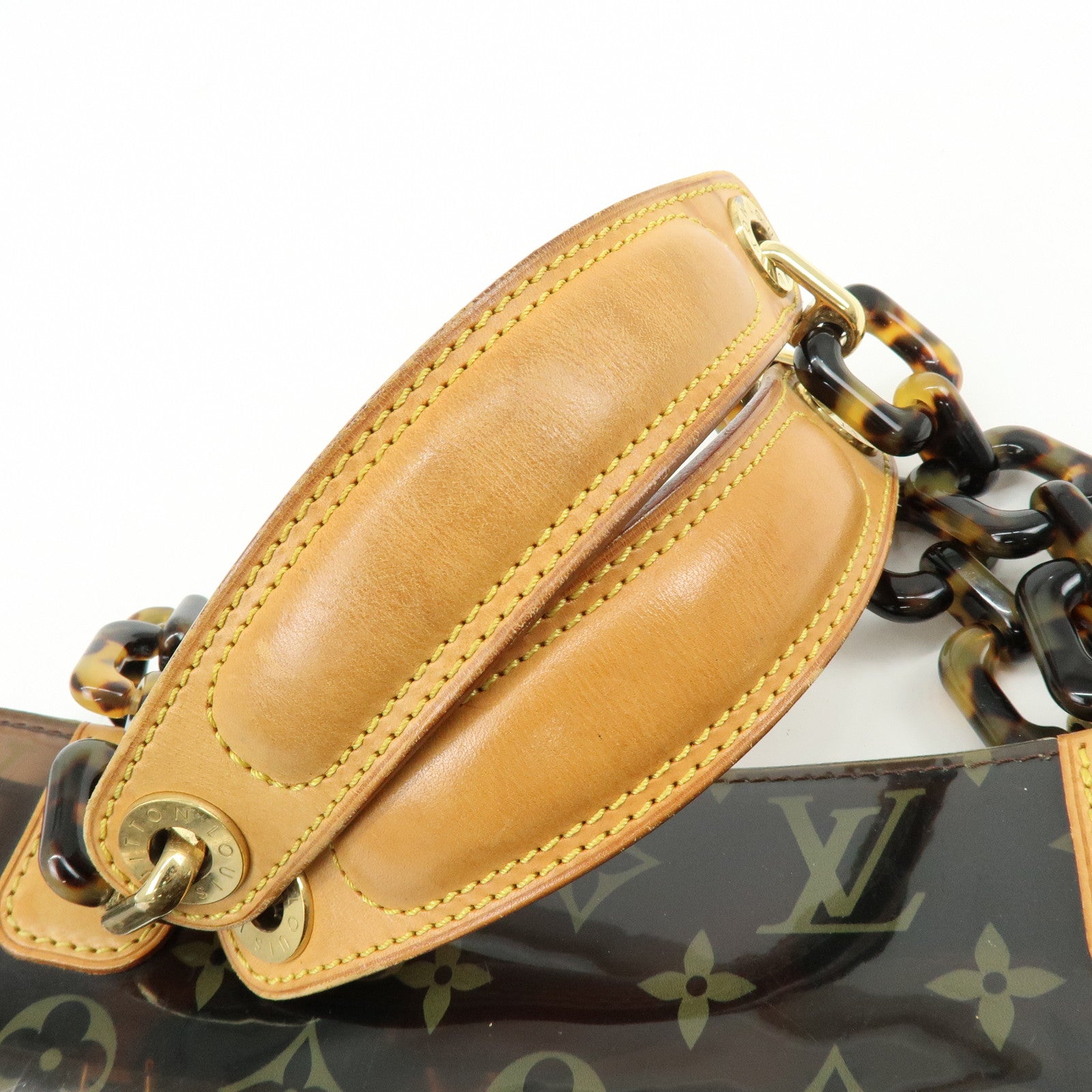Louis Vuitton Monogram Cabas Ambre PM Tote Bag Clear Brown M92502