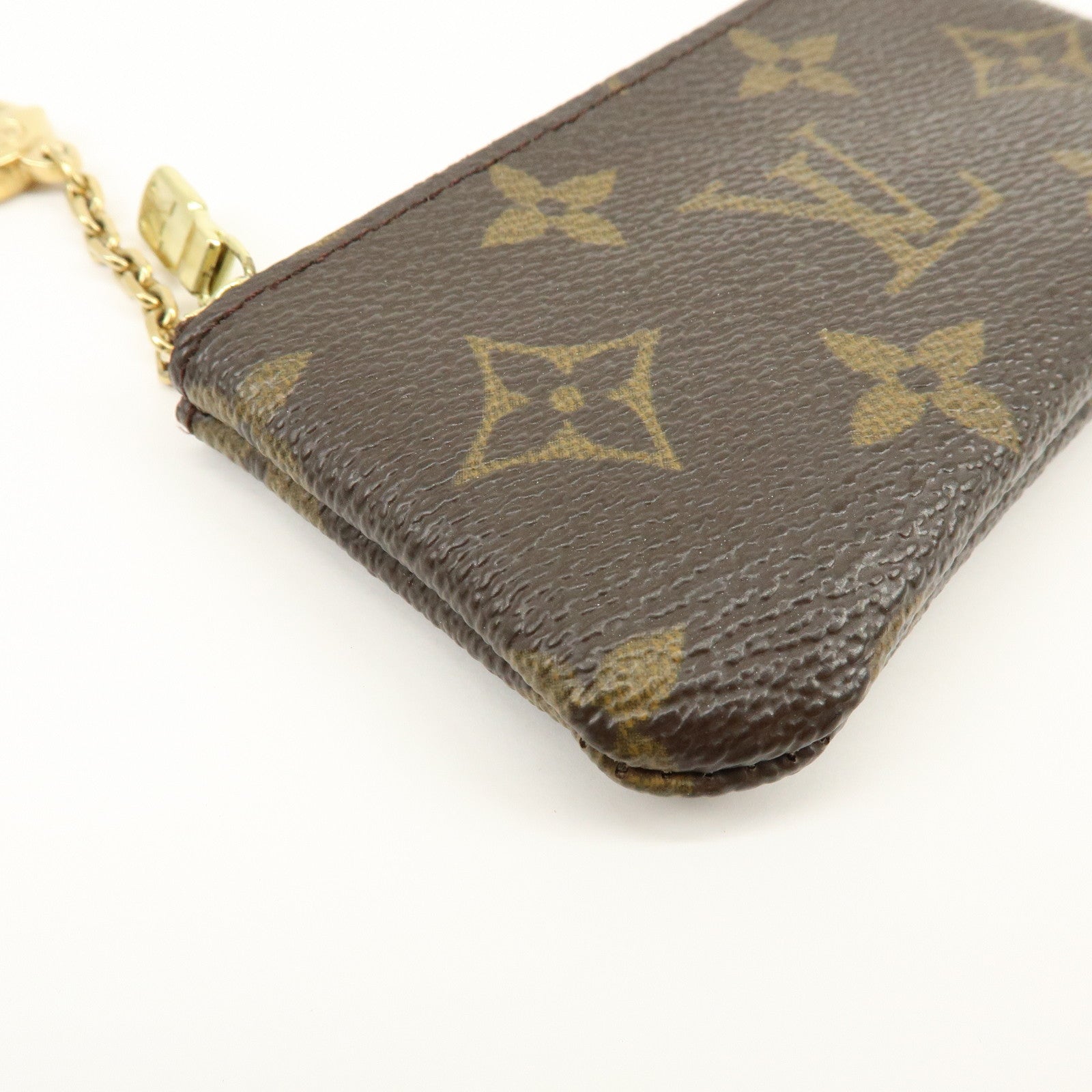 Louis Vuitton Monogram Pochette Cles Coin Case Key Case M62650