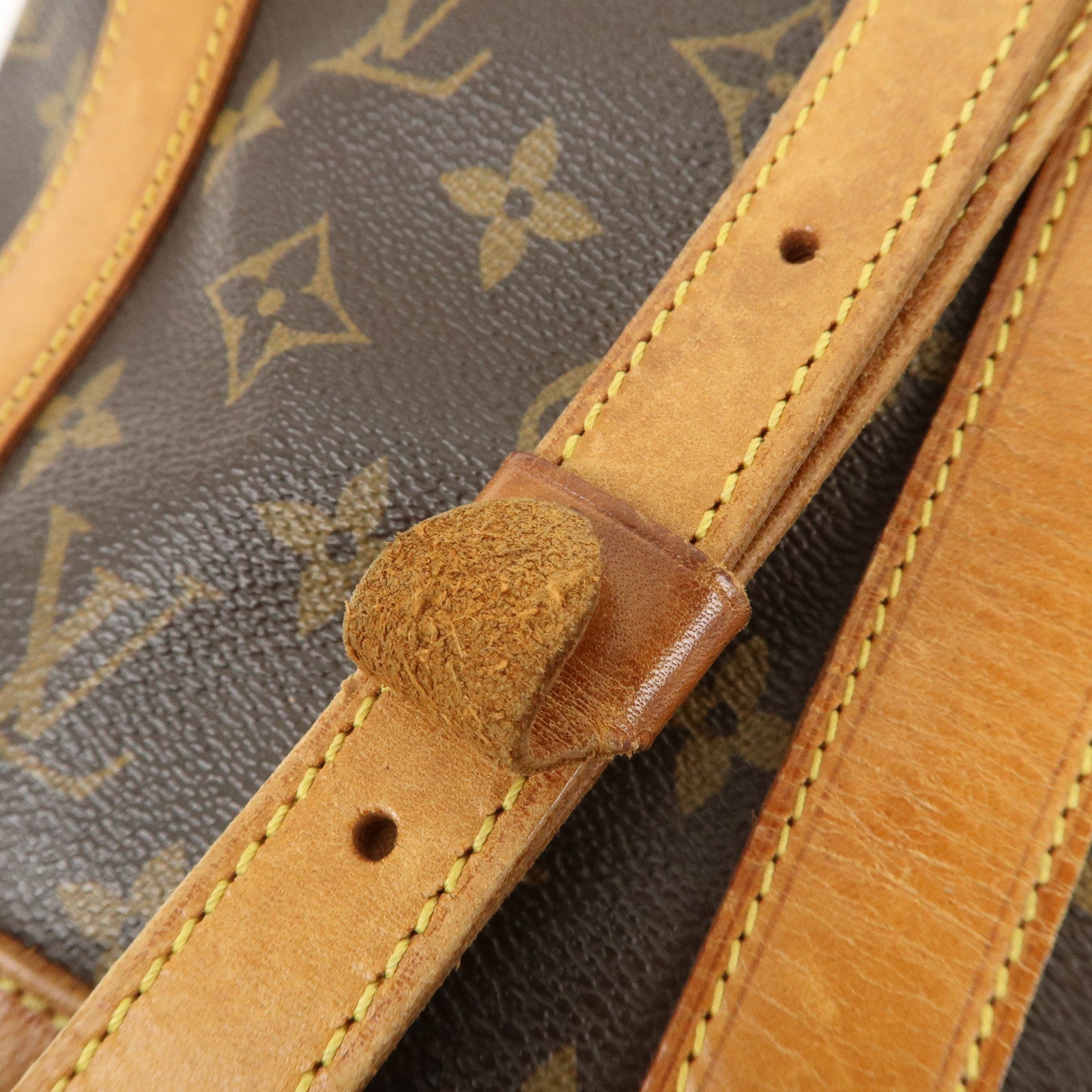 Louis Vuitton Monogram Randonnee PM Shoulder Bag Brown M42243