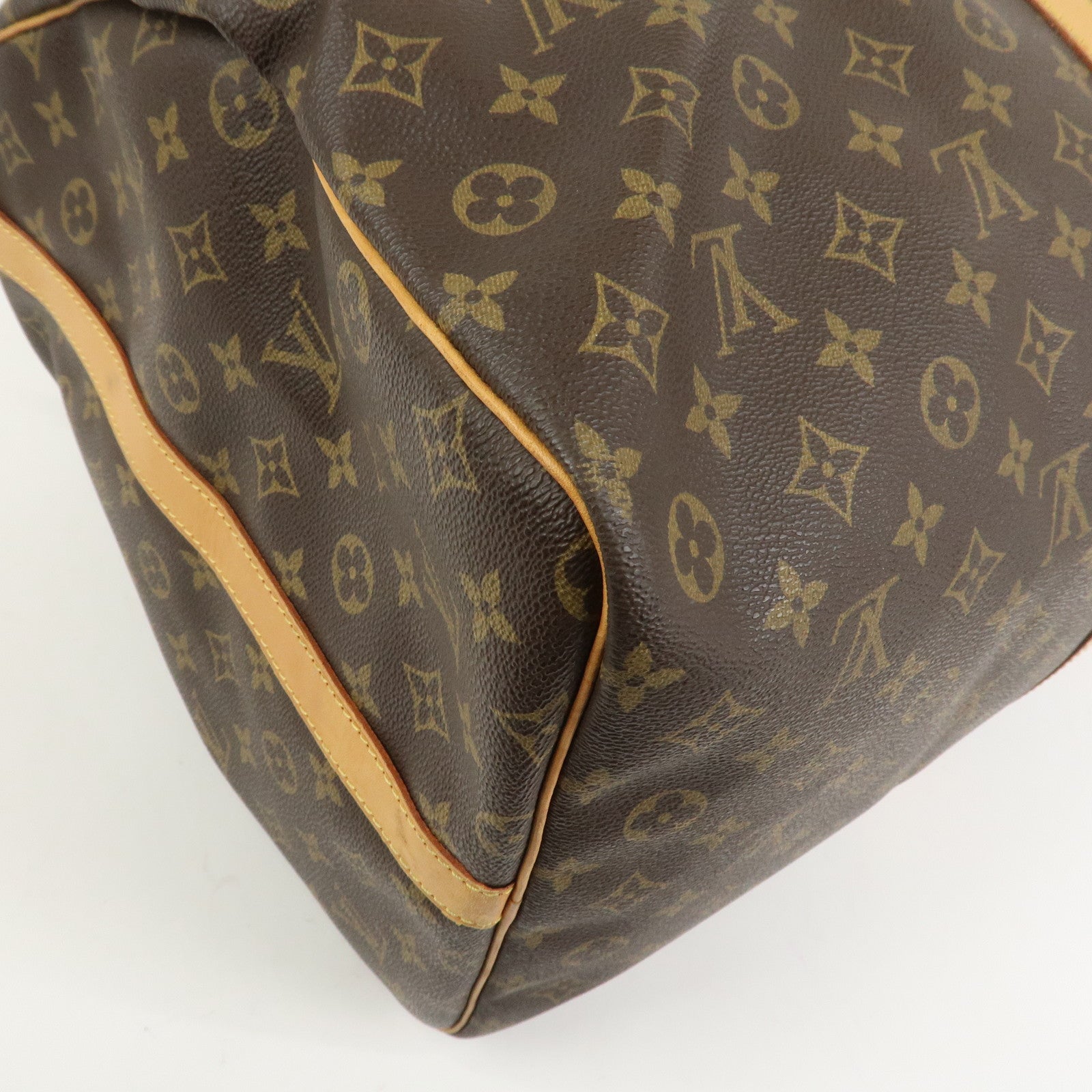 Louis Vuitton Monogram Keep All 60 Boston Bag Brown M41422