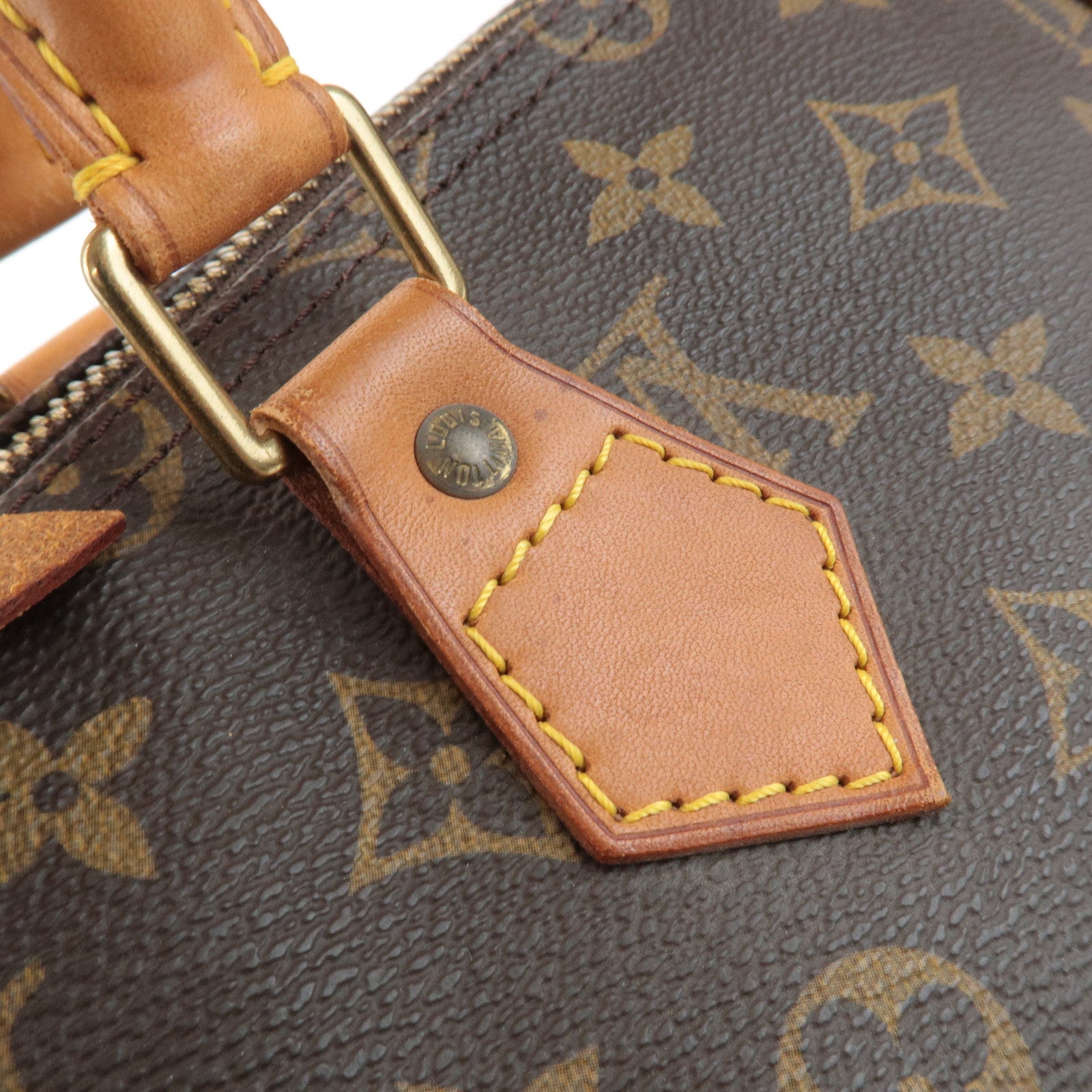 Louis Vuitton Monogram Speedy 30 Hand Bag Boston Bag M41526 Used