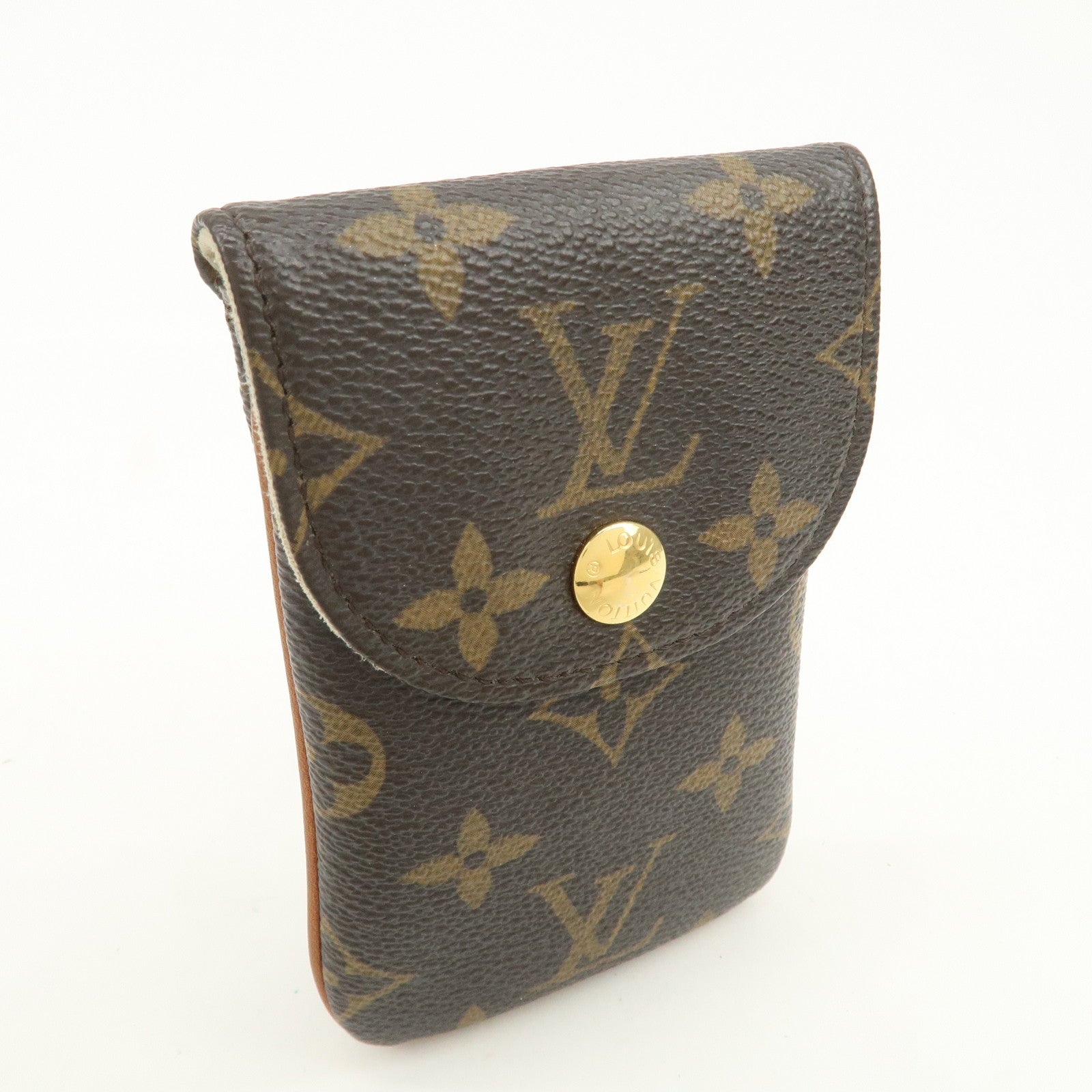 Louis Vuitton Monogram Etui Telefonne MM Brown M66546