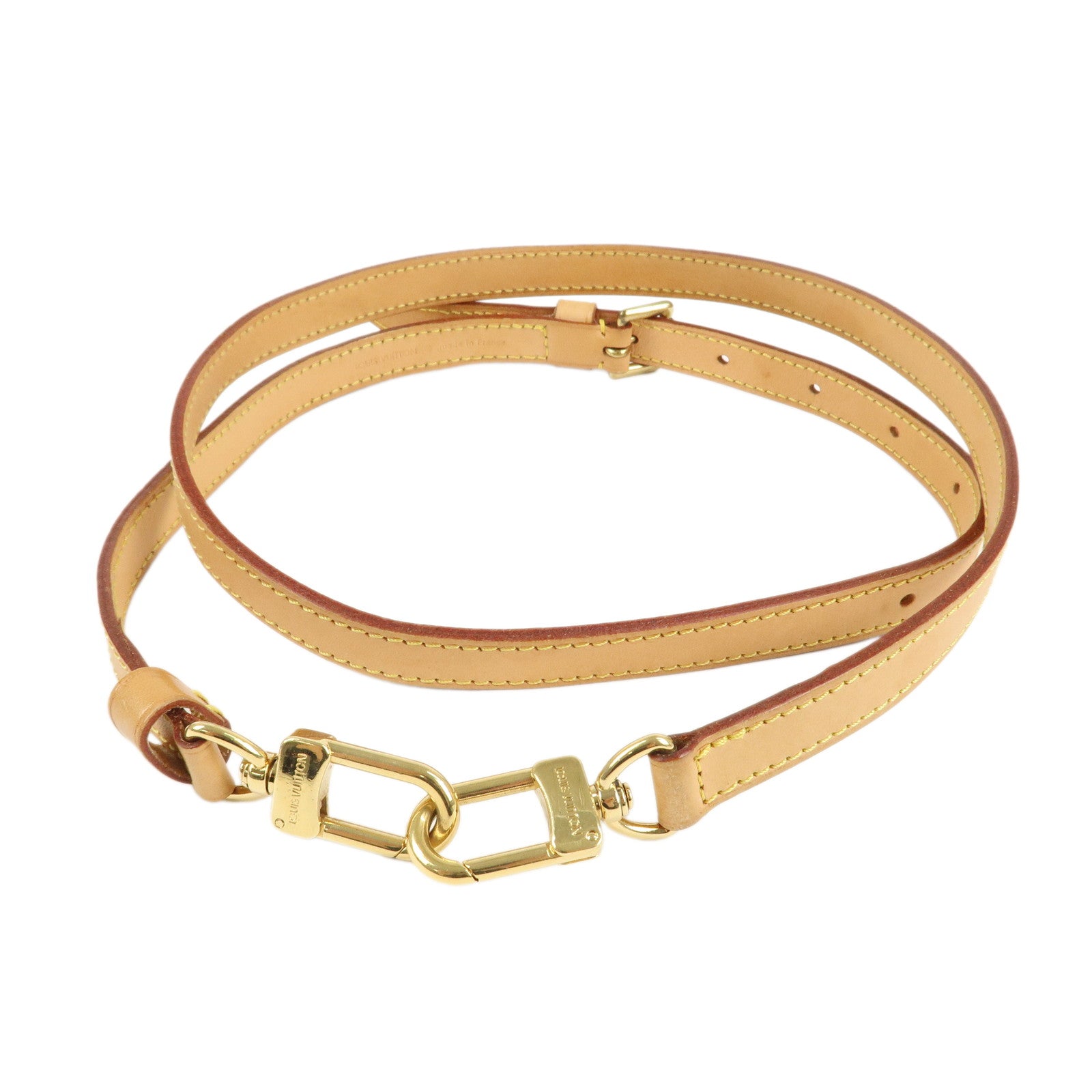 Louis Vuitton Adjustable Shoulder Strap Nume Leather 120cm J52312 Used