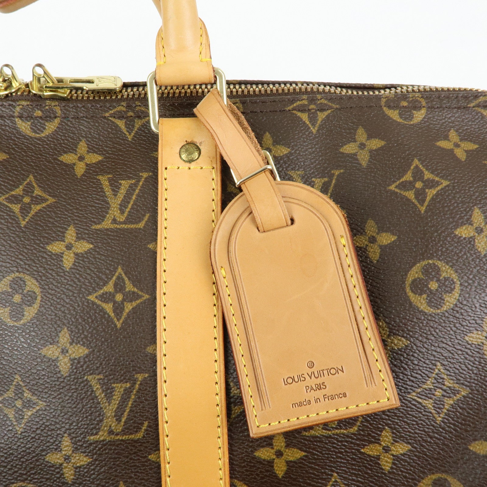 Louis Vuitton Monogram Keep All Bandouliere 50 Boston Bag M41416