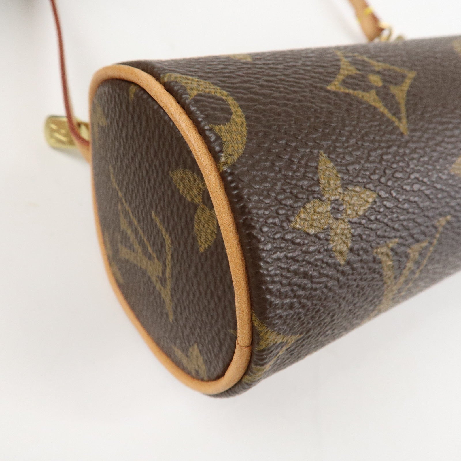 Louis Vuitton Monogram Mini Pouch for Papillon Bag New Style Brown Used