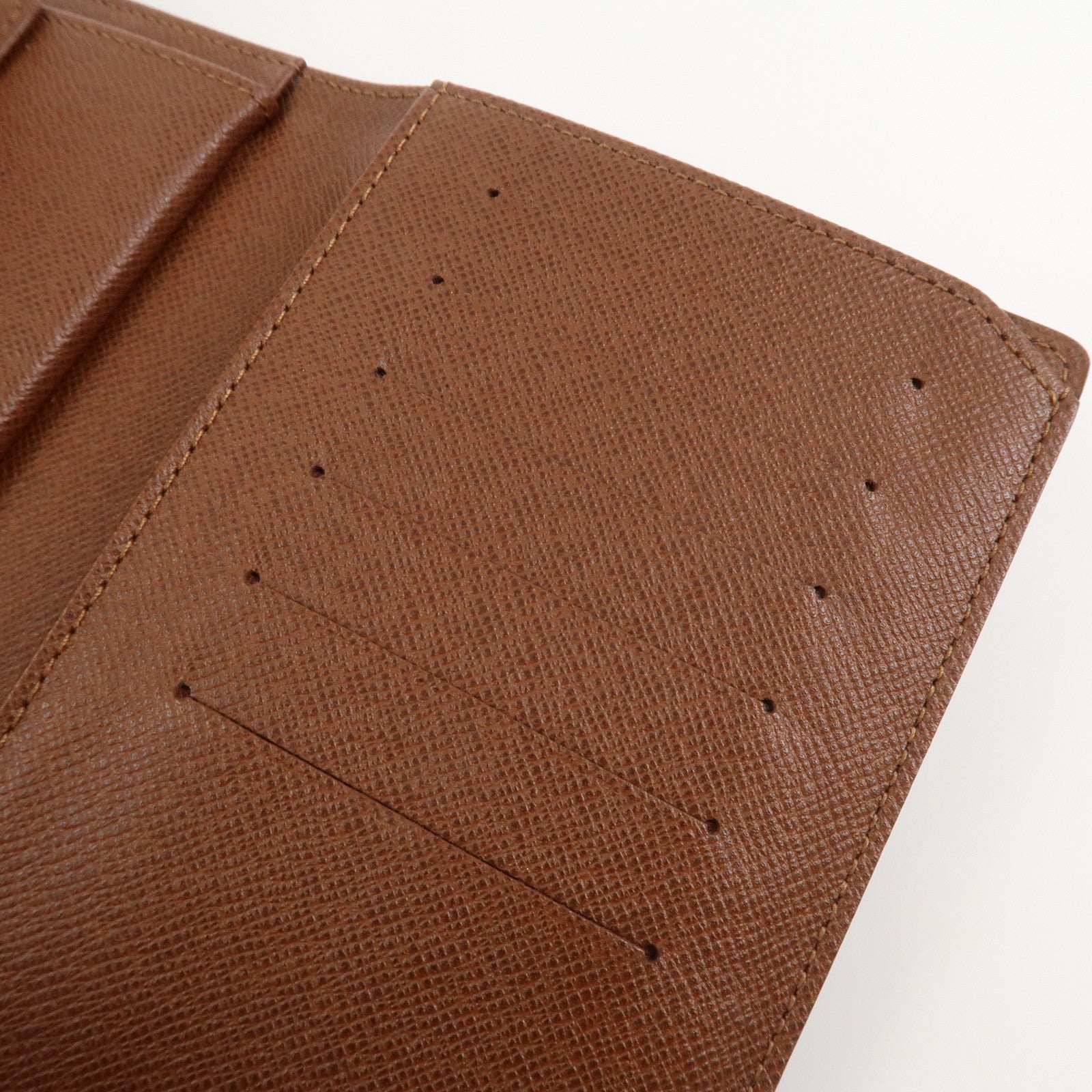Louis Vuitton Porte Tresor Etui Chequier Wallet Brown M61200