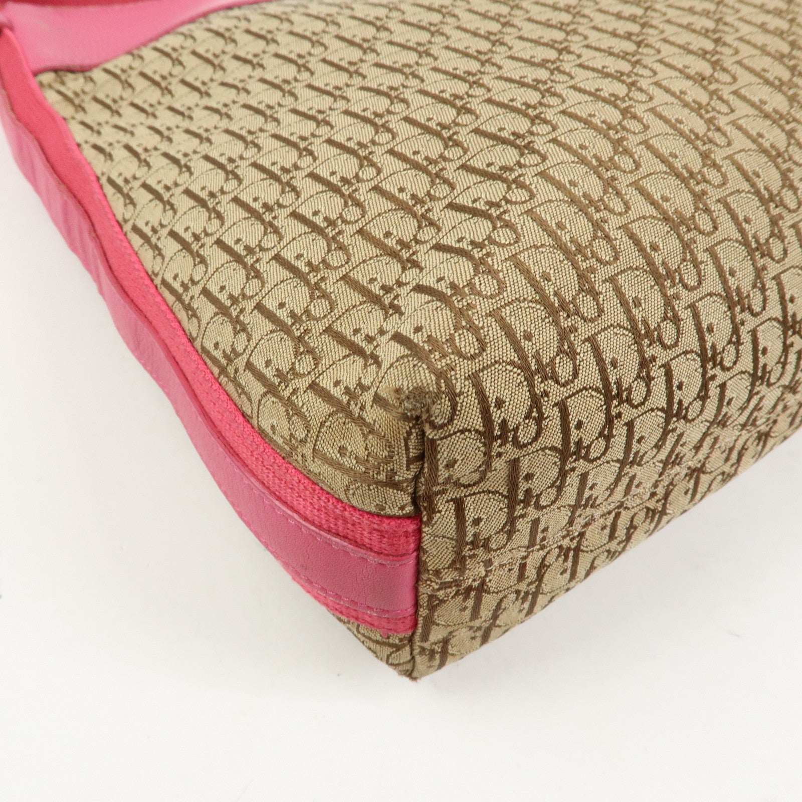 Christian Dior Trotter Street Chic Jacquard Canvas Shoulder Bag