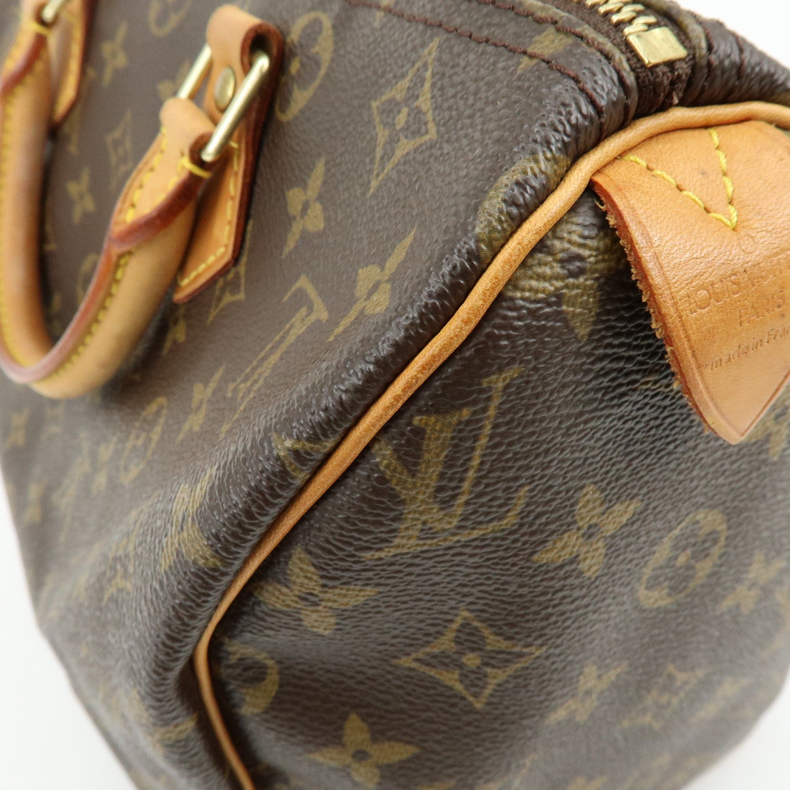 Louis Vuitton Monogram Speedy 30 Boston Bag Hand Bag Brown M41526