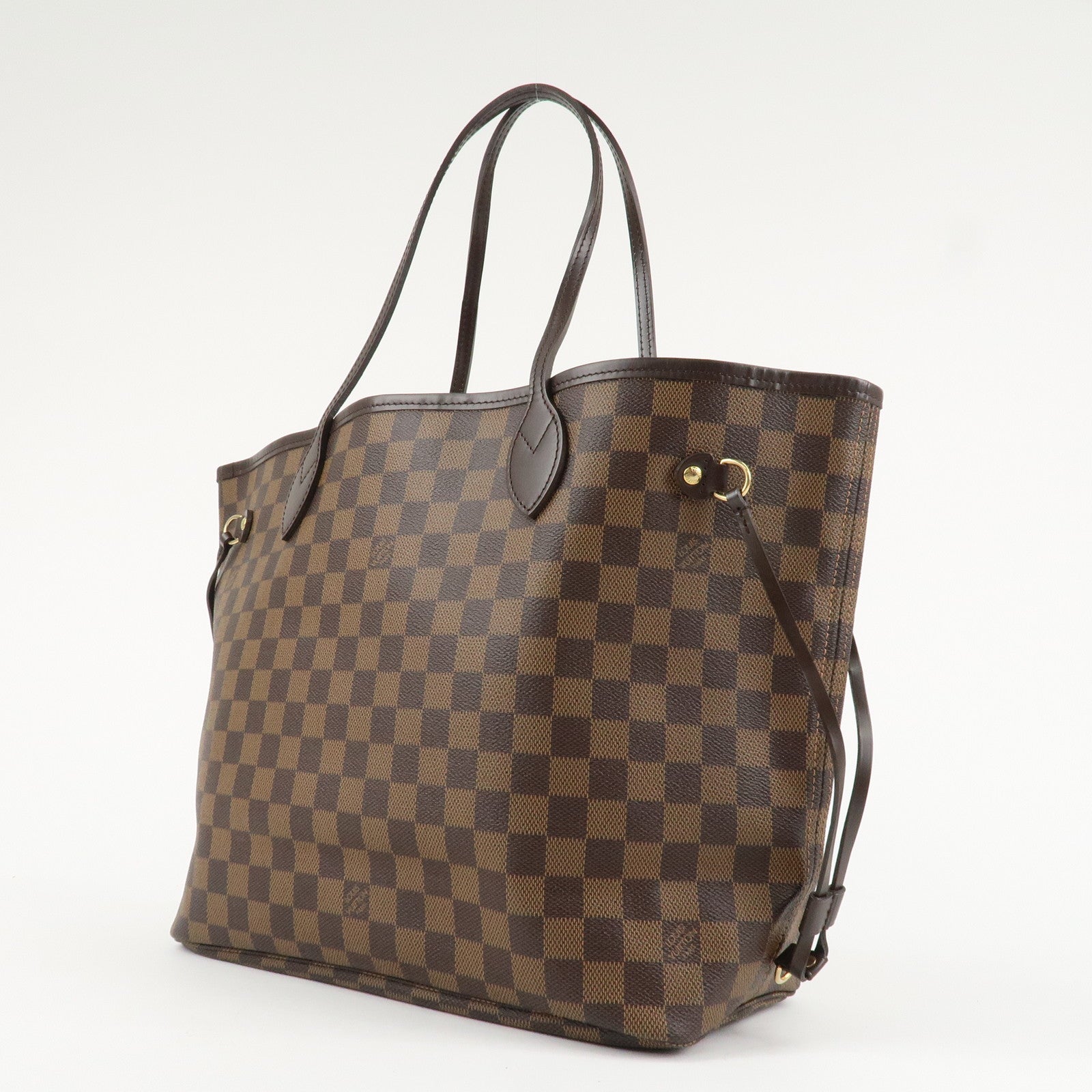 Louis Vuitton Damier Neverfull MM Tote Bag Shoulder Bag N51105 Used